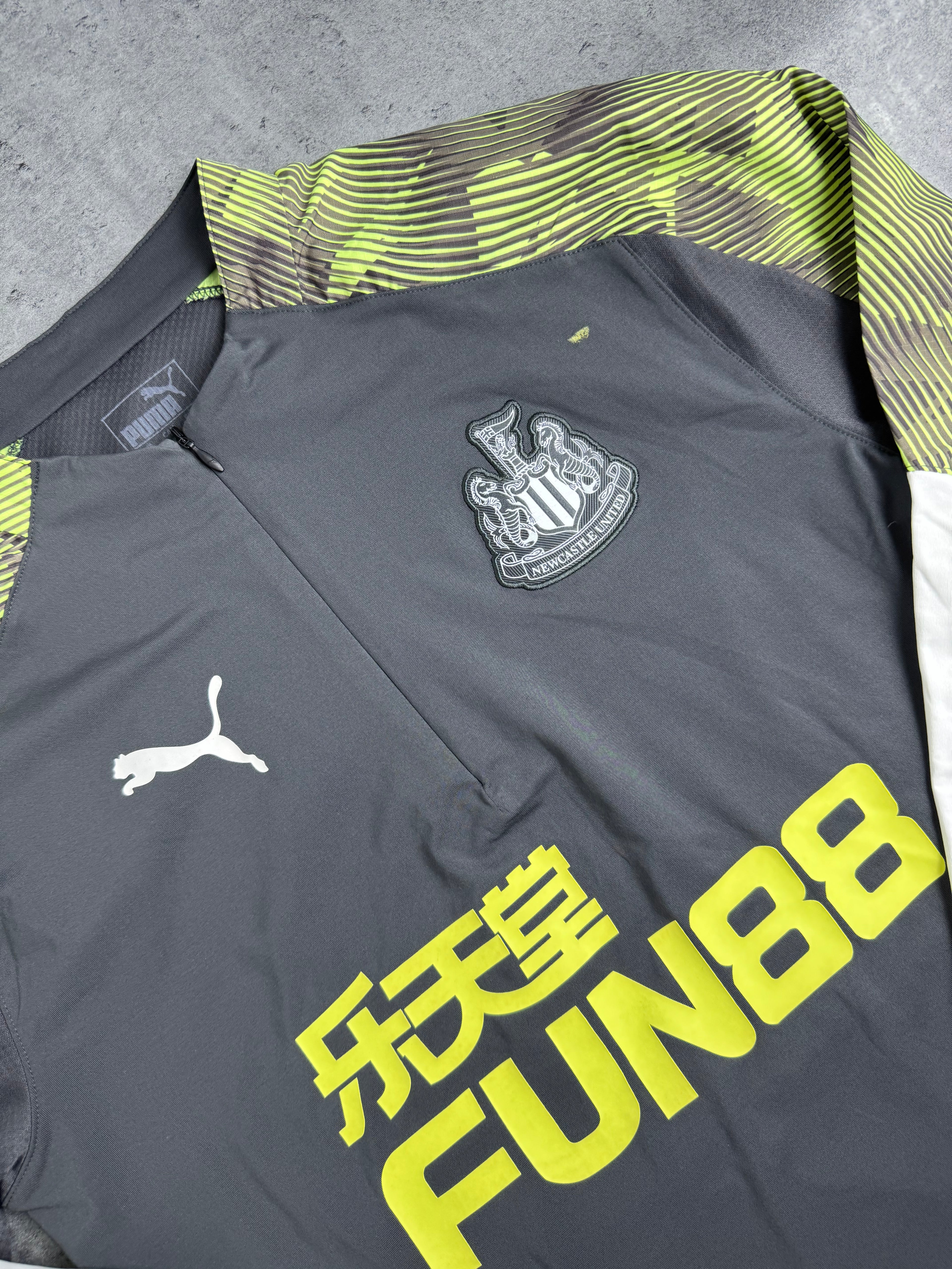 Newcastle United Training 1/3 Zip Pullover Koszulka z długim rękawem treningowa Puma piłkarska