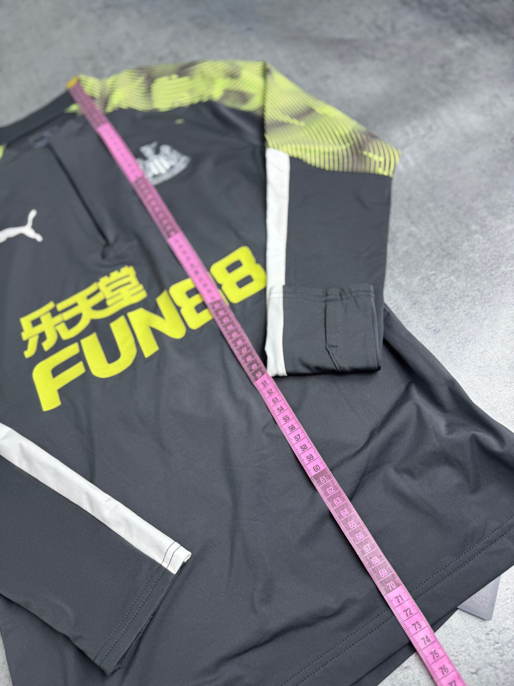 Newcastle United Training 1/3 Zip Pullover Koszulka z długim rękawem treningowa Puma piłkarska