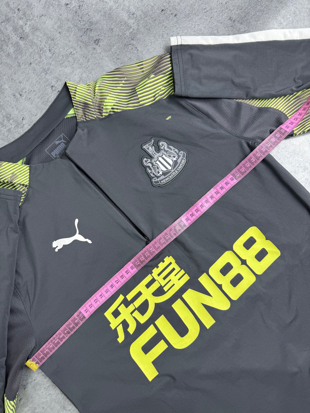 Newcastle United Training 1/3 Zip Pullover Koszulka z długim rękawem treningowa Puma piłkarska