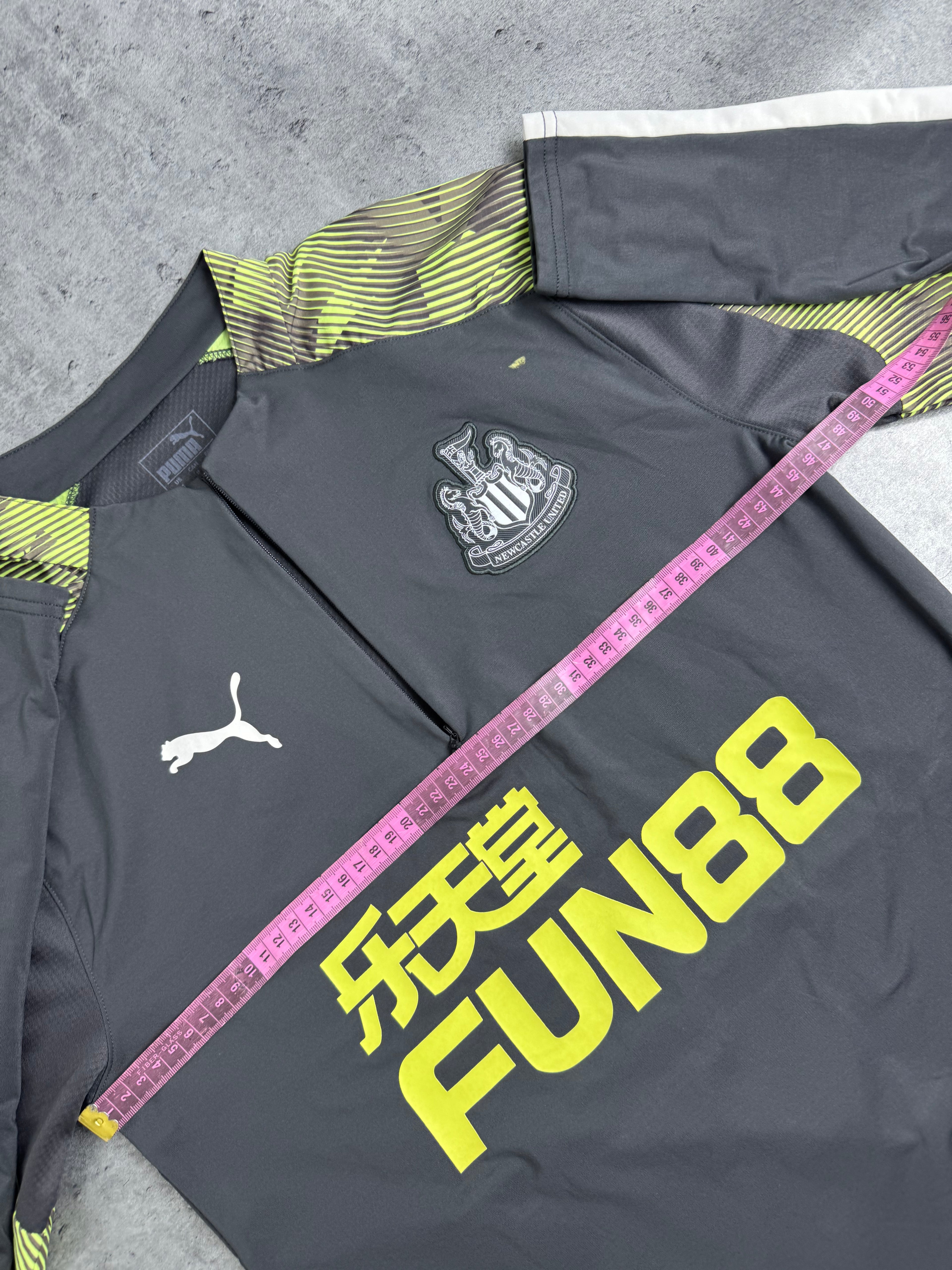 Newcastle United Training 1/3 Zip Pullover Koszulka z długim rękawem treningowa Puma piłkarska