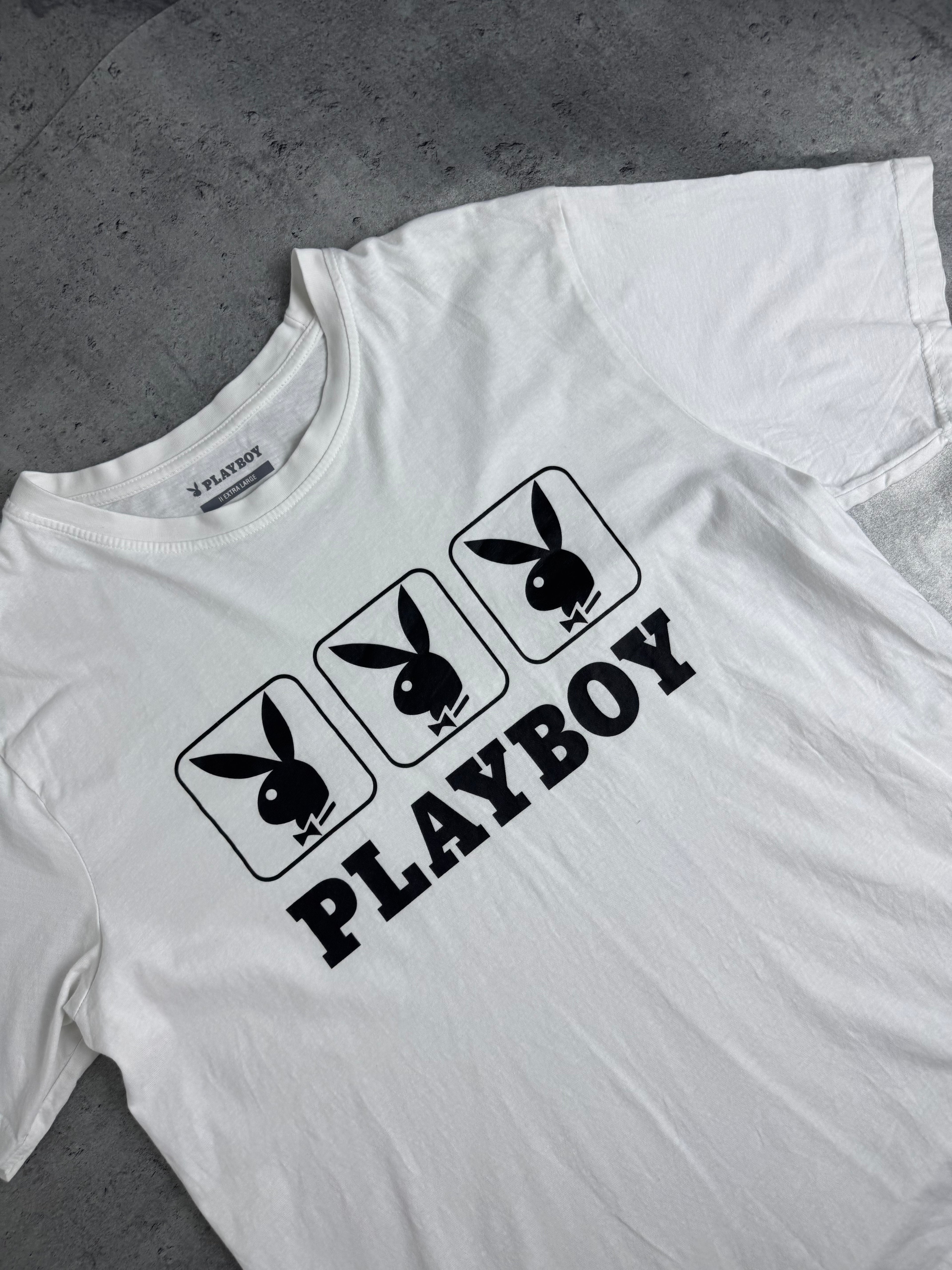 Playboy koszulka Y2K z nadrukiem króliczka Officialy Licensed