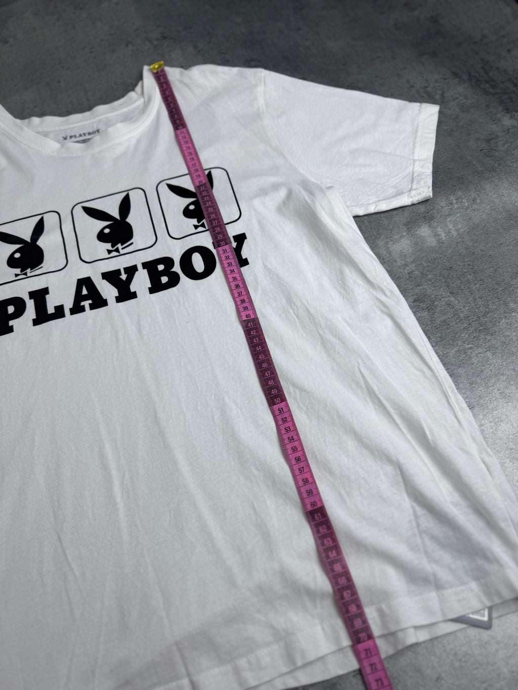 Playboy koszulka Y2K z nadrukiem króliczka Officialy Licensed