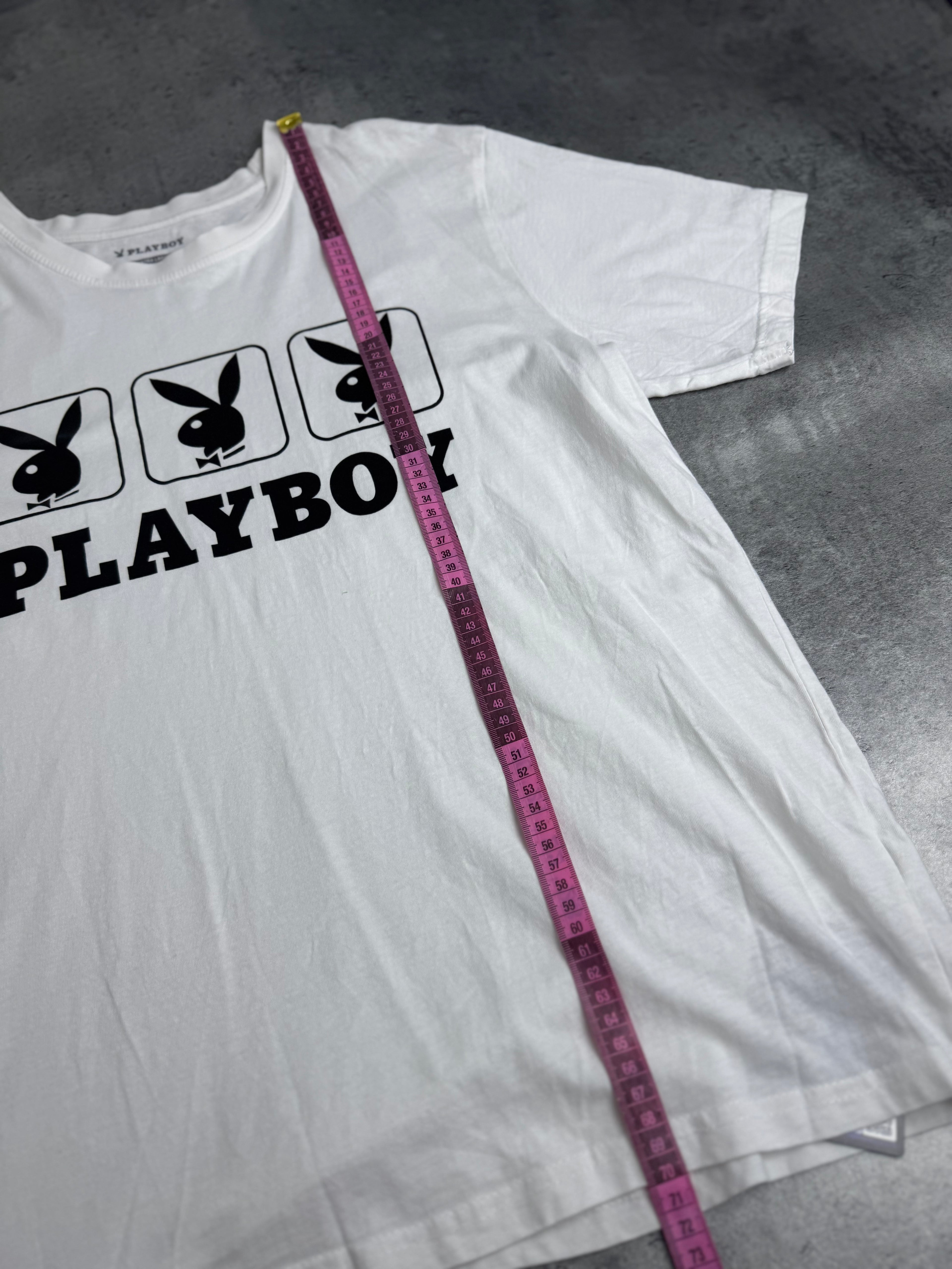 Playboy koszulka Y2K z nadrukiem króliczka Officialy Licensed