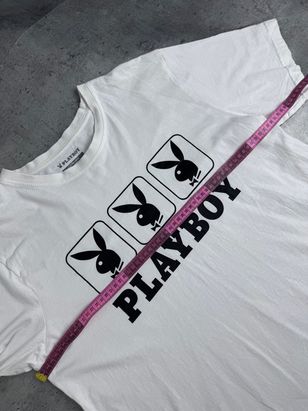 Playboy koszulka Y2K z nadrukiem króliczka Officialy Licensed