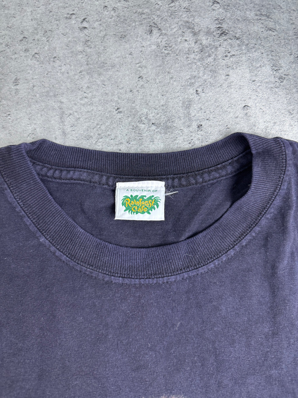 Rainforest Cafe USA Tie Dye Rok 2000 Tiger Graphic Tee Shirt Nature Koszulka z Nadrukiem