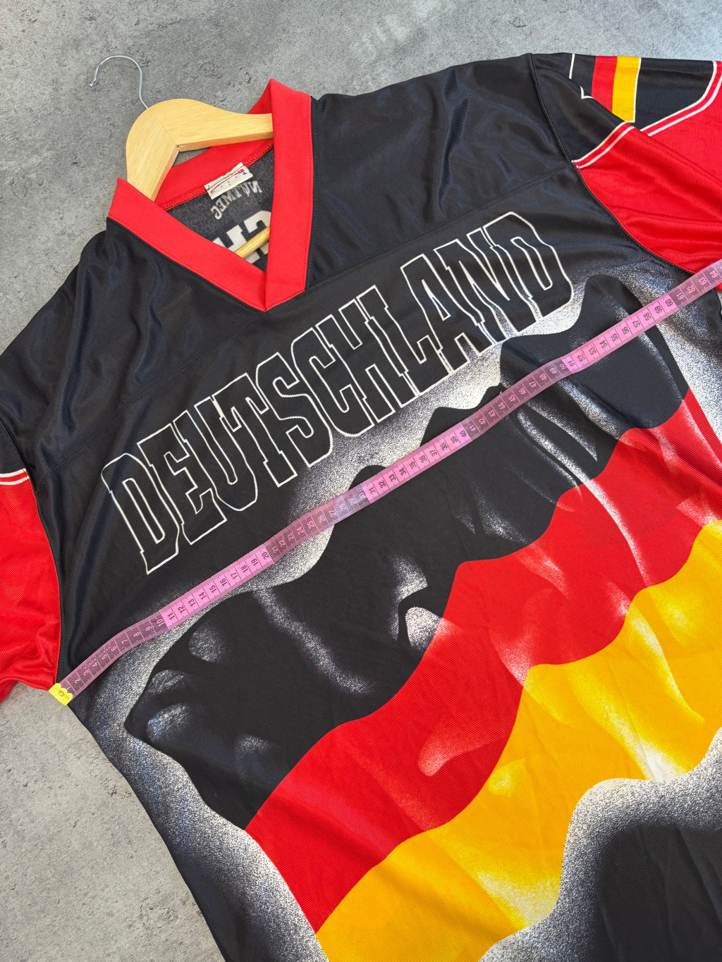 90s Nutmeg Vintage Fan Germany National Team Oversized AOP Jersey Tee Shirt PIŁKARSKA