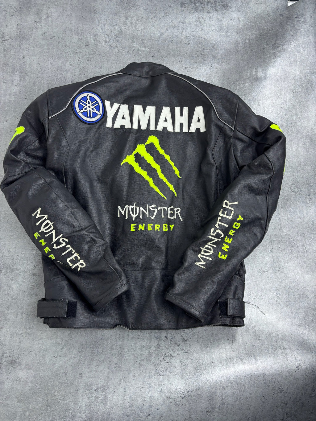 MONSTER ENERGY LEATHER MOTORCYCLE JACKET