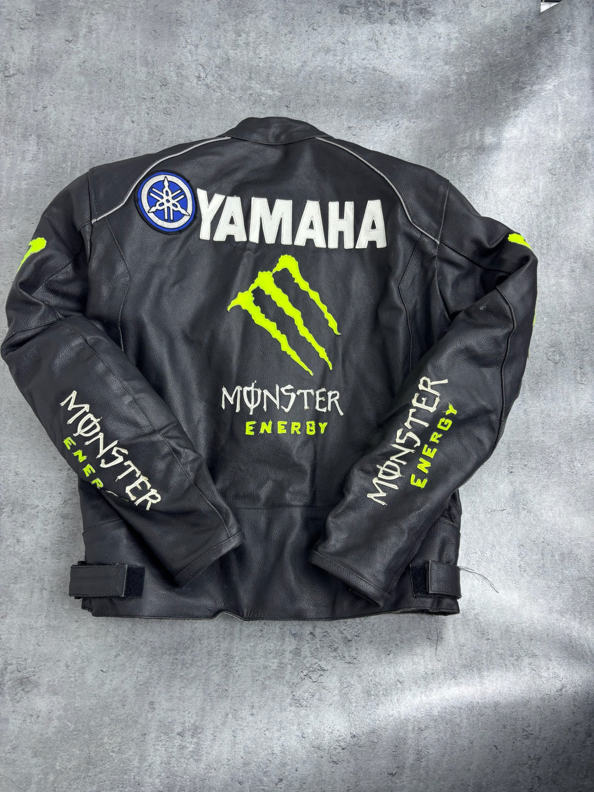 MONSTER ENERGY LEATHER MOTORCYCLE JACKET