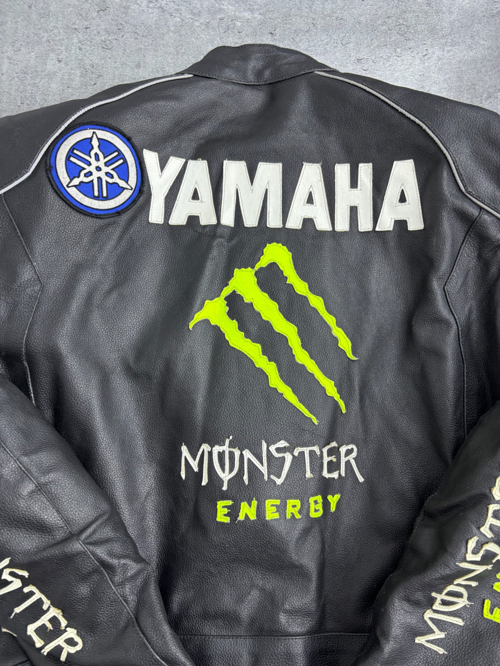 MONSTER ENERGY LEATHER MOTORCYCLE JACKET