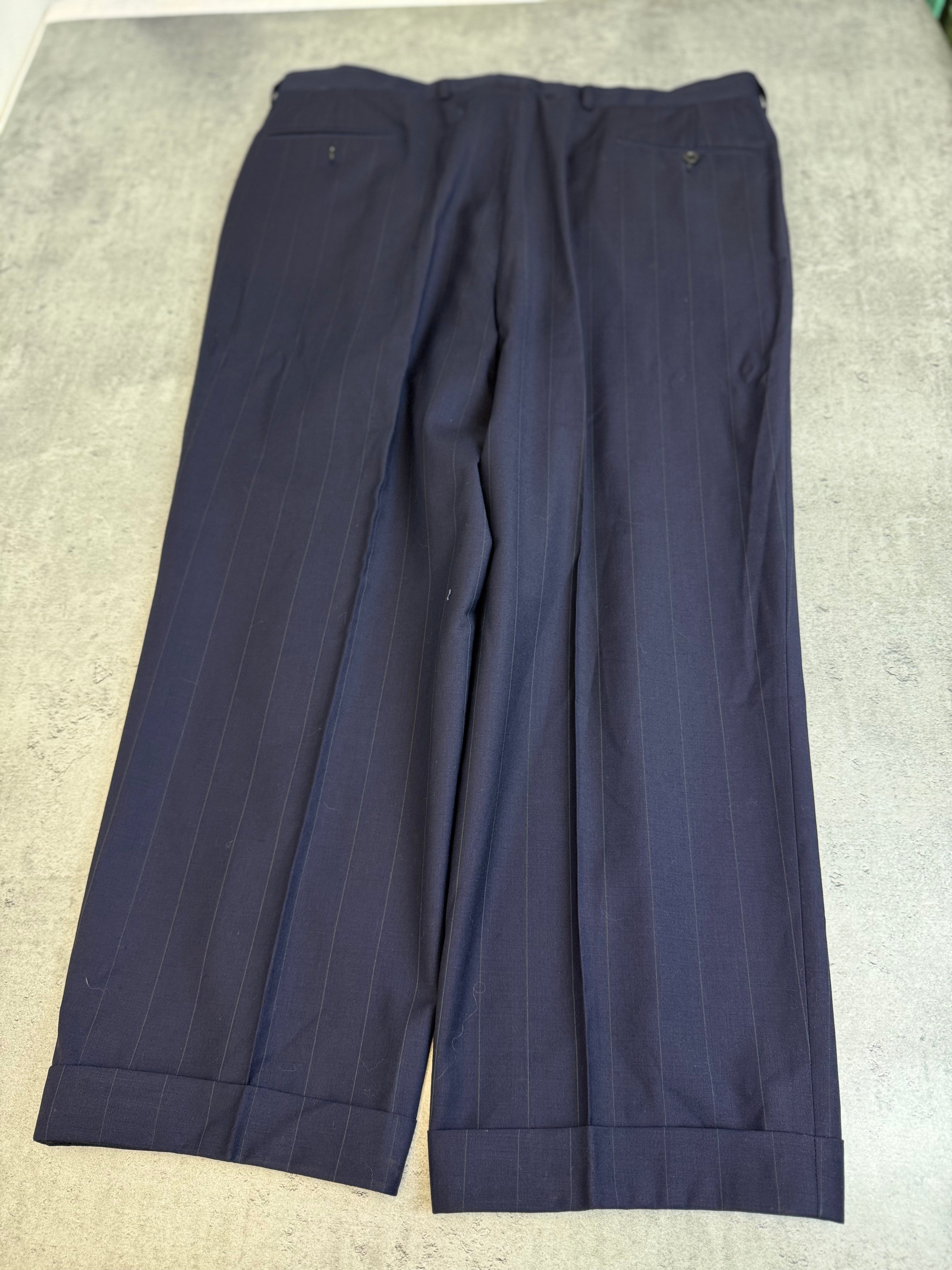 Valentino 90s Wełniany Dwurzędowy Garnitur Set Marynarka Spodnie Wełniane Vintage designer highend