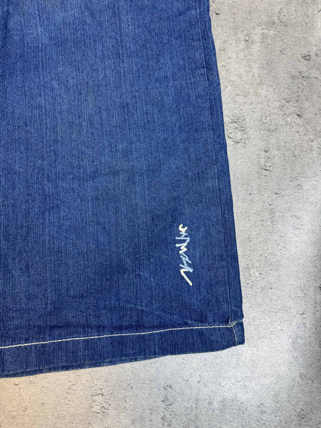 Coogi Baggy Jorts Spodenki Długie Szerokie Jeansowe Szorty Oldschool 90s Vintage Embroidery