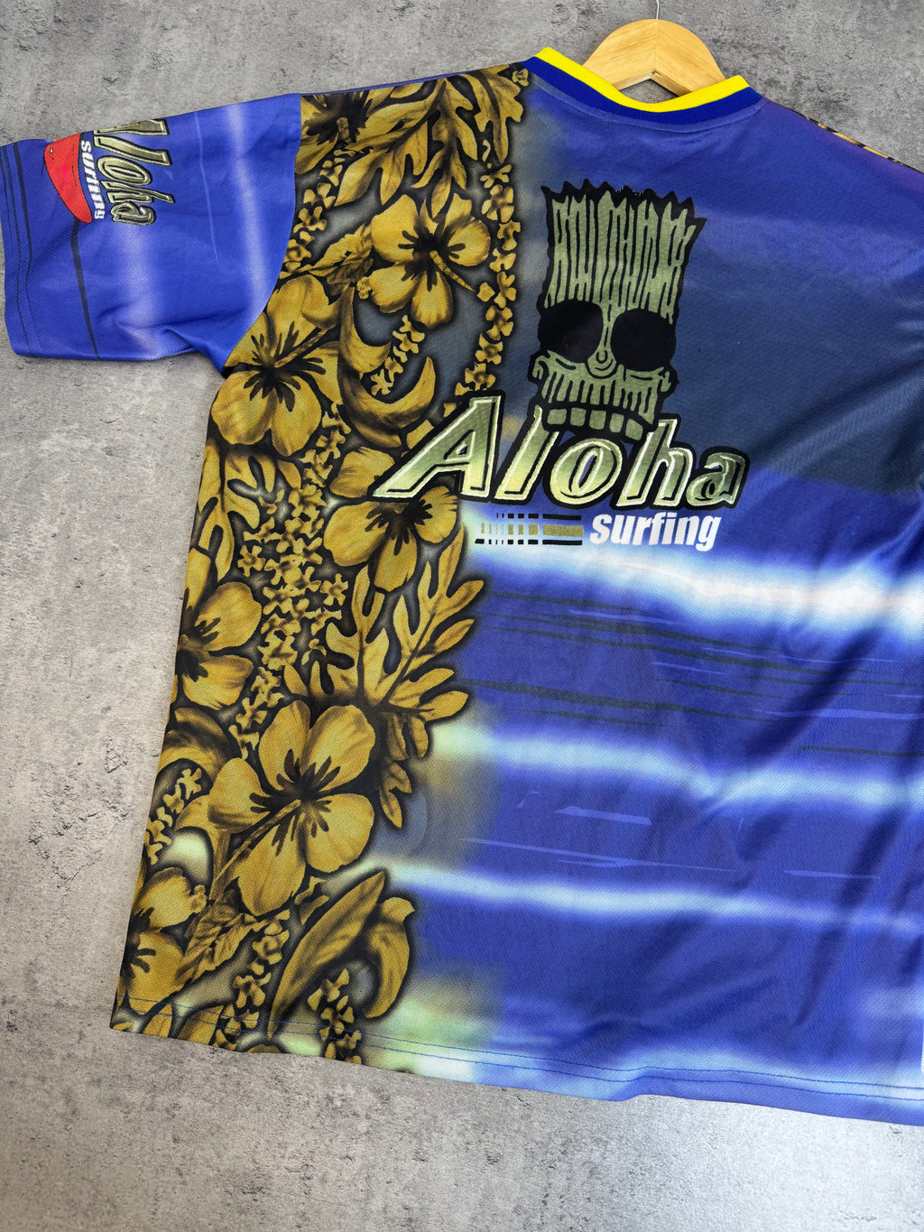 1999 Aloha Bart Simpsons 90s Vintage Simpsonowie Koszulka AOP Cartoon Fairy Hawaiian Wakacyjna
