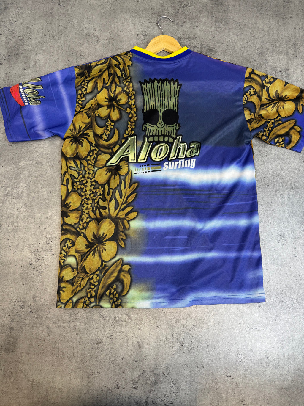 1999 Aloha Bart Simpsons 90s Vintage Simpsonowie Koszulka AOP Cartoon Fairy Hawaiian Wakacyjna