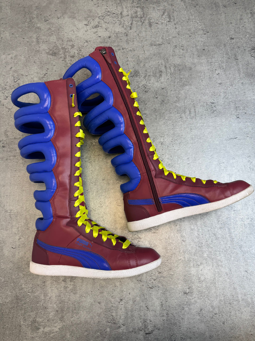 RARE 2000s Puma first Round Boot Sneakers Bokserskie Boxing Lace Up Wysokie Trampki Sportowe Archieve&nbsp;