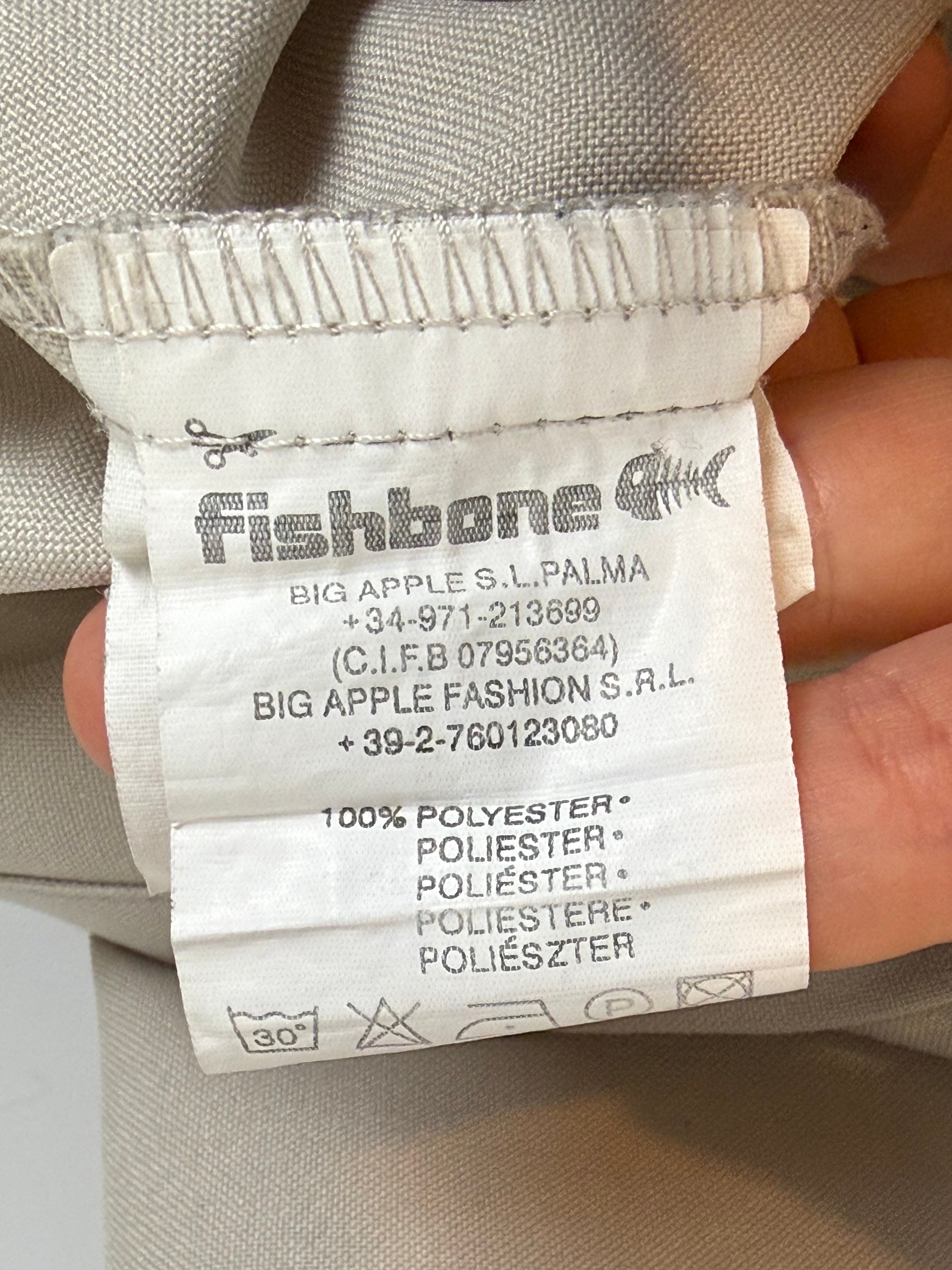 Fishbone Y2k Hip Hop Short Sleeve Shirt Size L