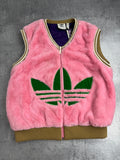 Adidas Originals Limited Edition Kamizelka Sherpa Fluffy Vest Pink Różowa Oldschool