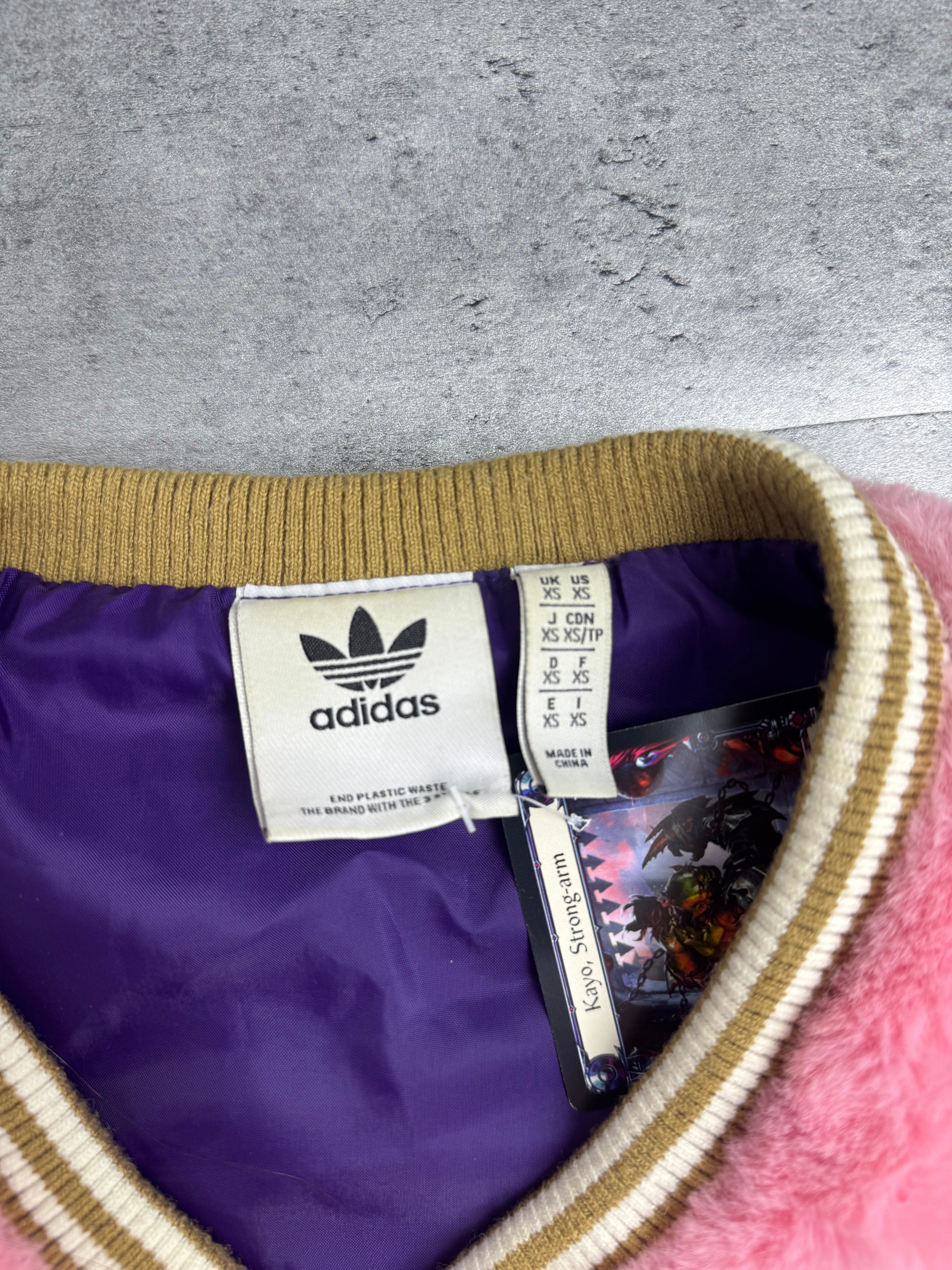 Adidas Originals Limited Edition Kamizelka Sherpa Fluffy Vest Pink Różowa Oldschool