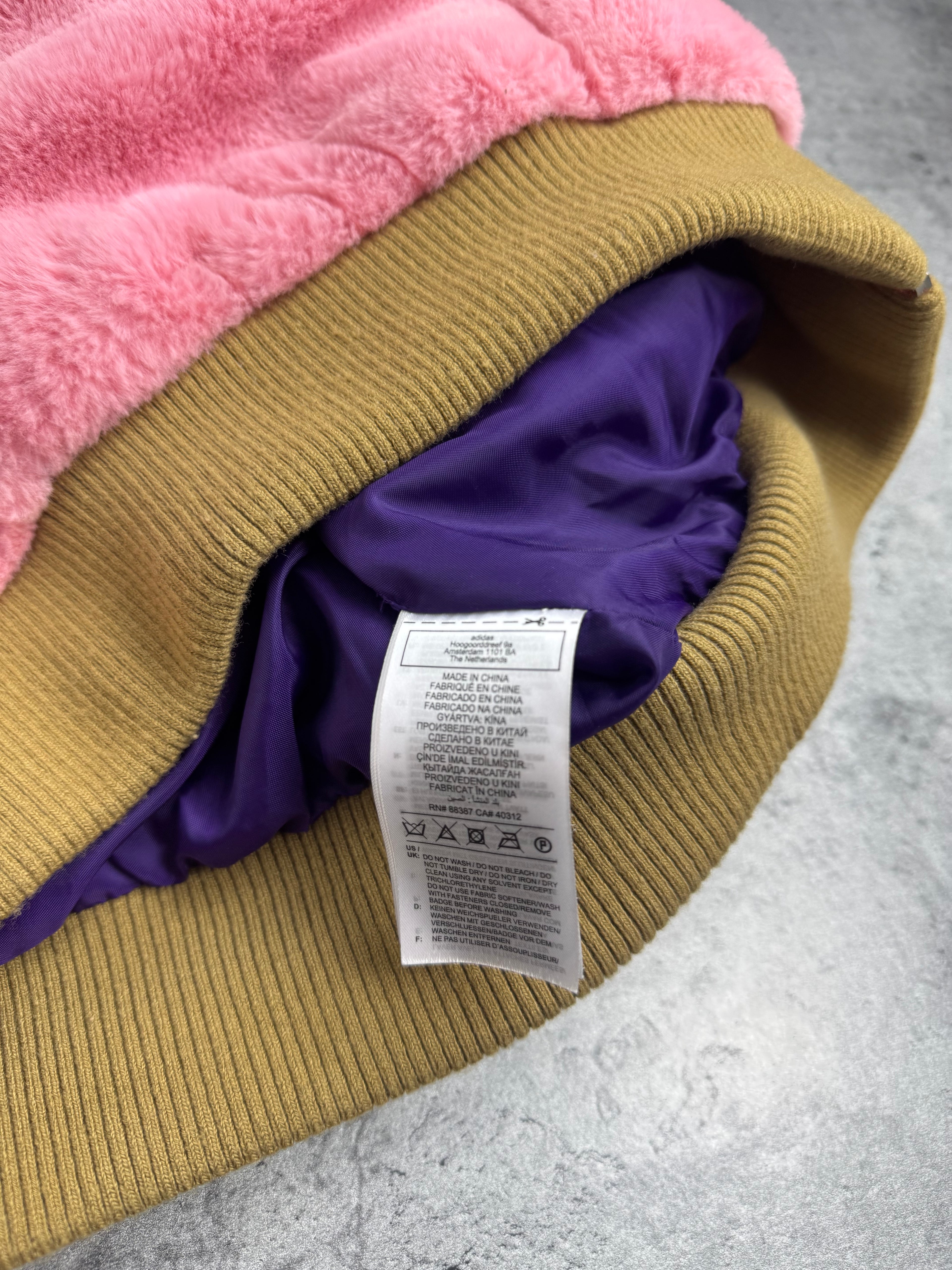 Adidas Originals Limited Edition Kamizelka Sherpa Fluffy Vest Pink Różowa Oldschool
