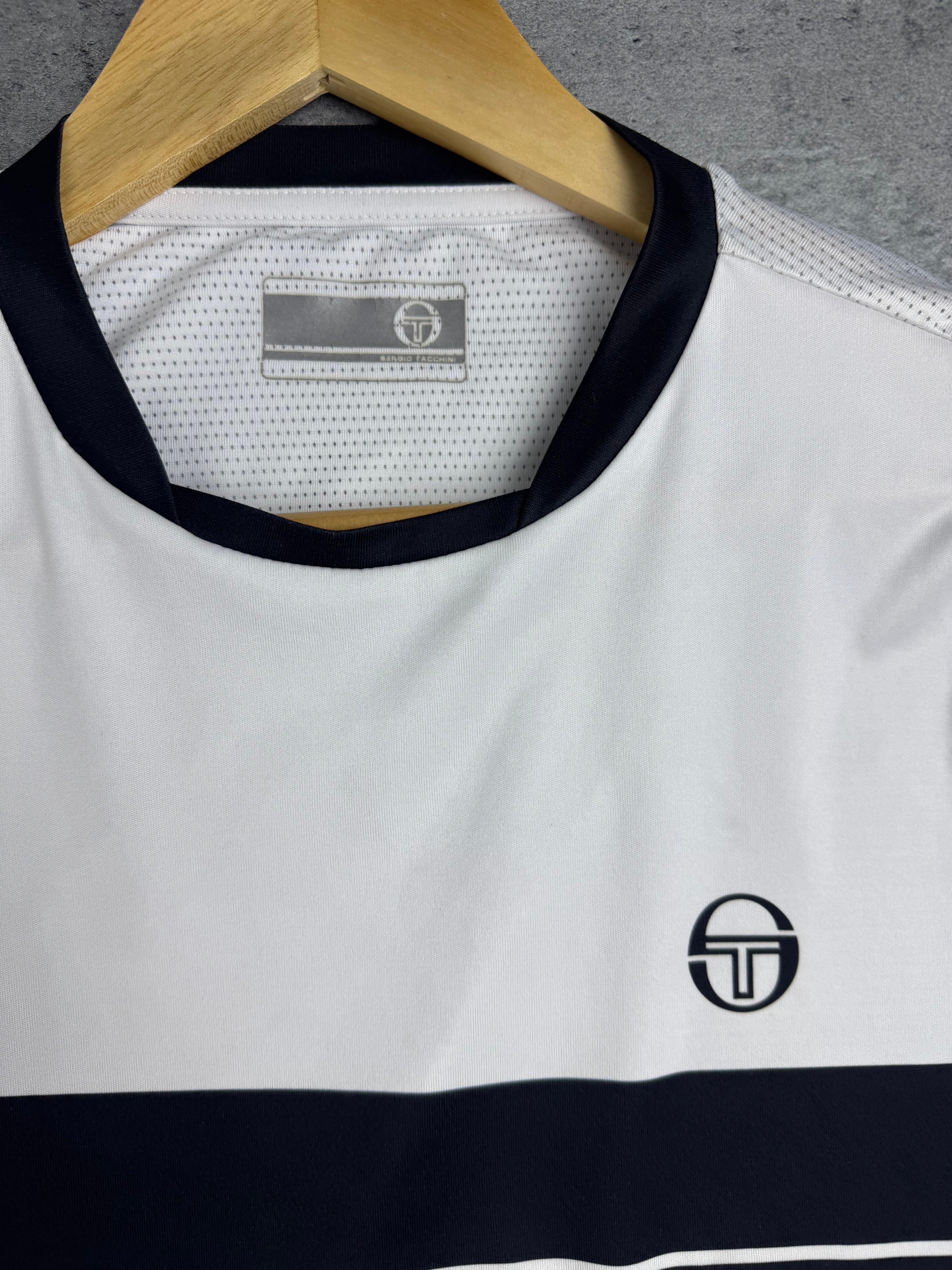Sergio Tacchini x Novak Djokovic Tennis Y2K Dragon Graphic RARE Shirt Collab
