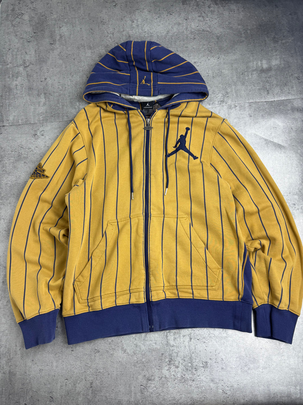 Air Jordan Zip Up 2000s Baggy Oversized HipHop Bluza Rozpinana z Kapturem Zip Up Hoodie Koszykarska NBA