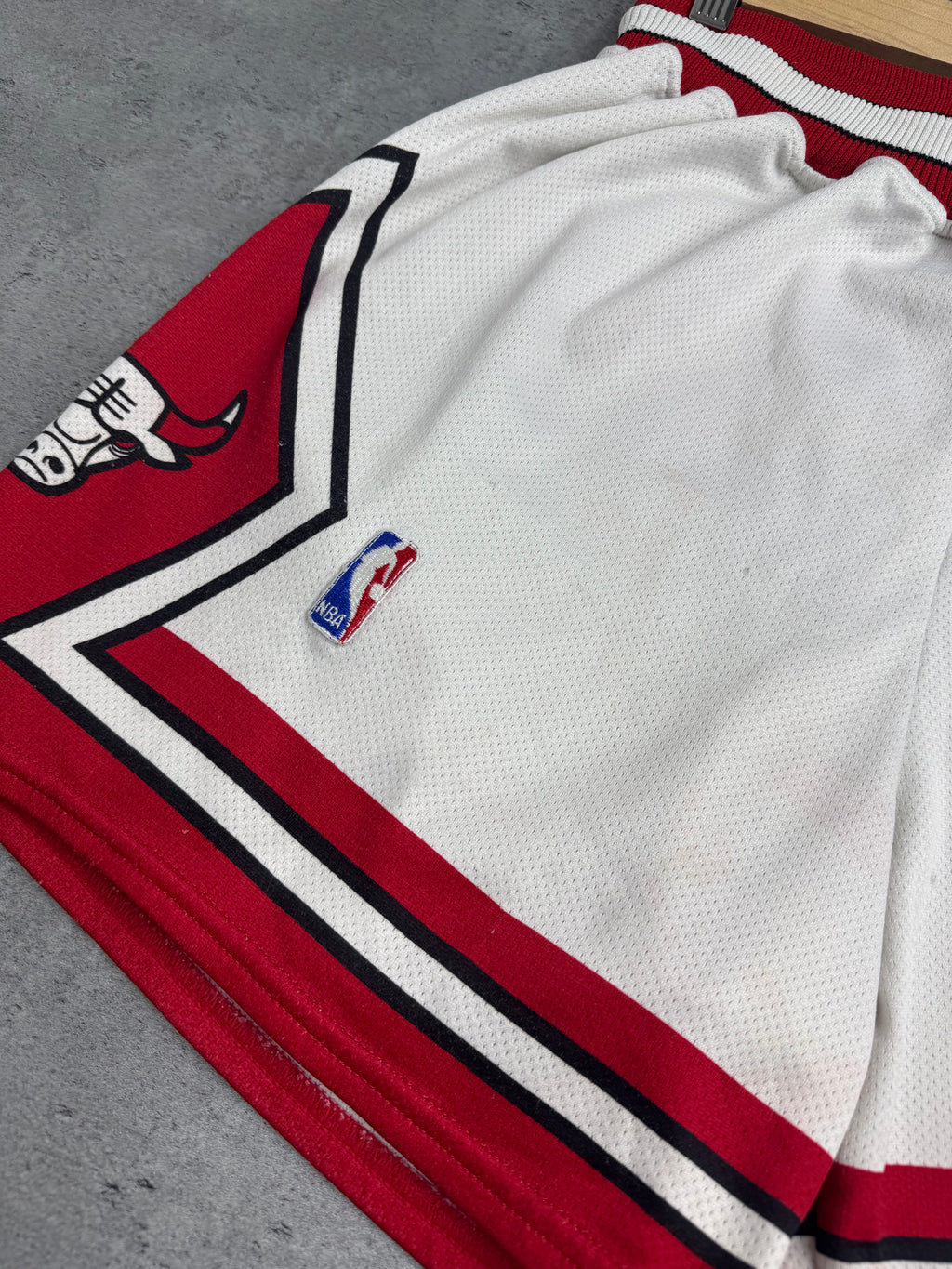 90s Vintage Chicago Bulls Spodenki Champion Mesh Meczowe Michael Jordan Koszykarskie Basketball NBA