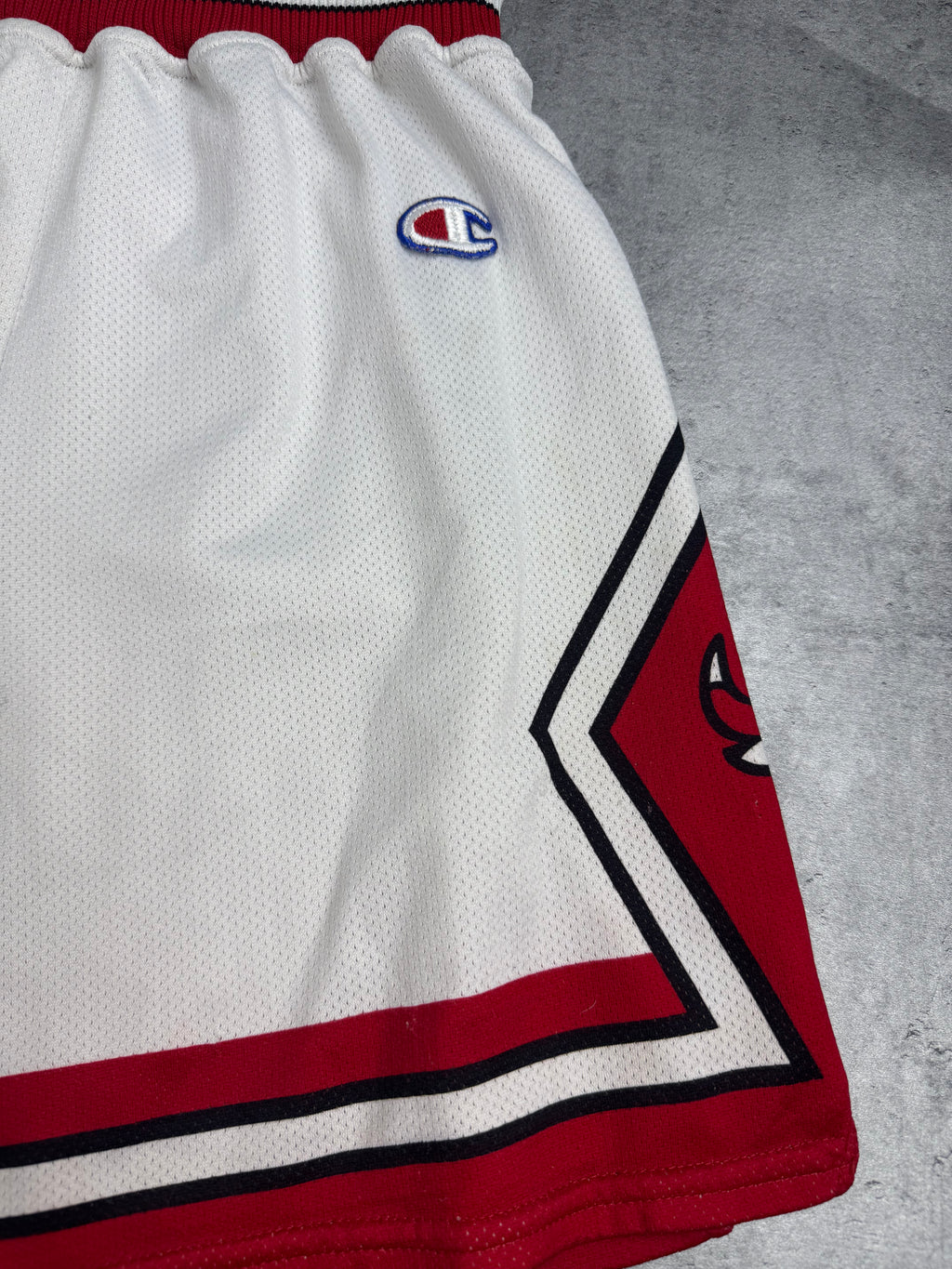 90s Vintage Chicago Bulls Spodenki Champion Mesh Meczowe Michael Jordan Koszykarskie Basketball NBA