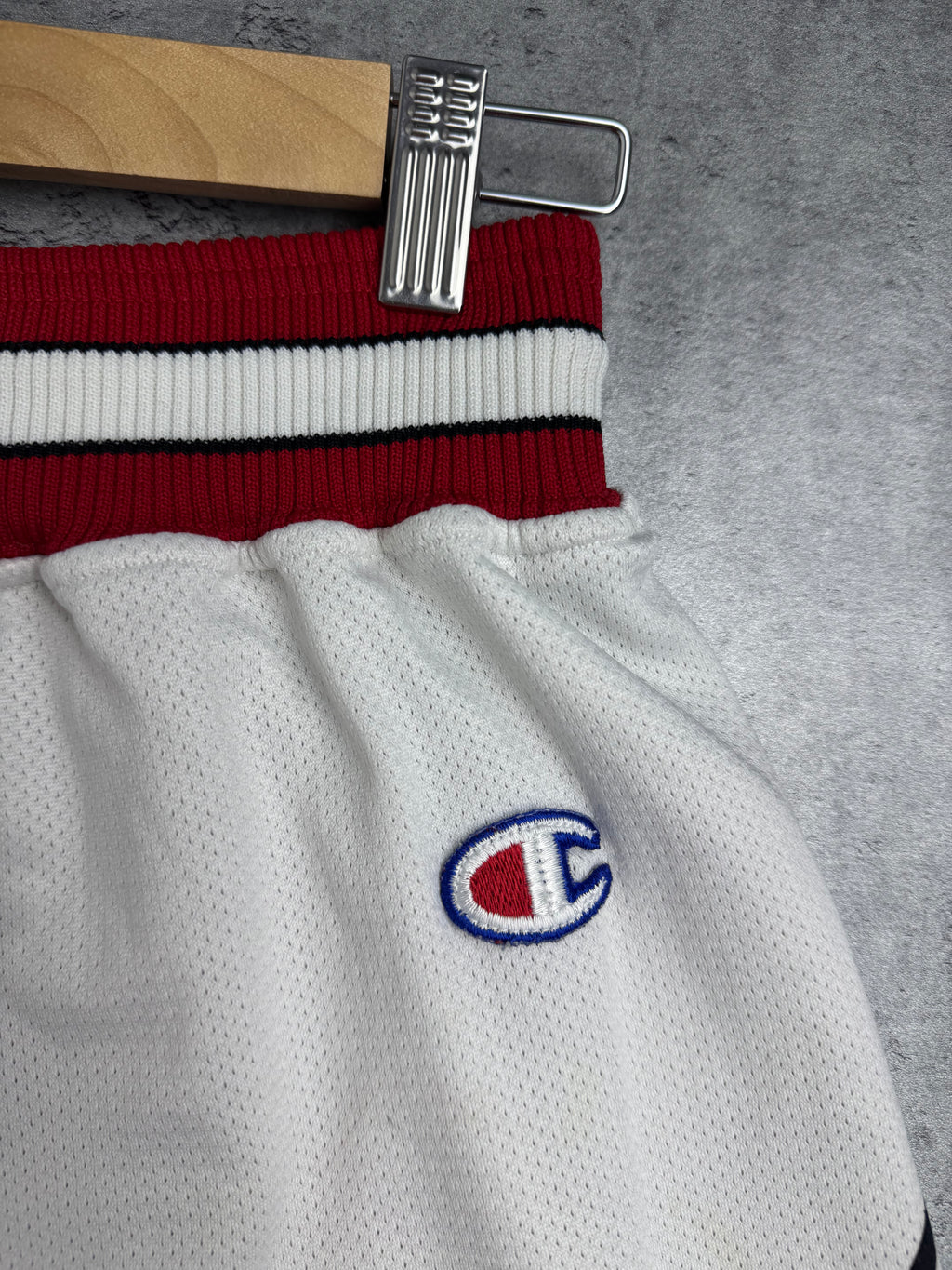 90s Vintage Chicago Bulls Spodenki Champion Mesh Meczowe Michael Jordan Koszykarskie Basketball NBA