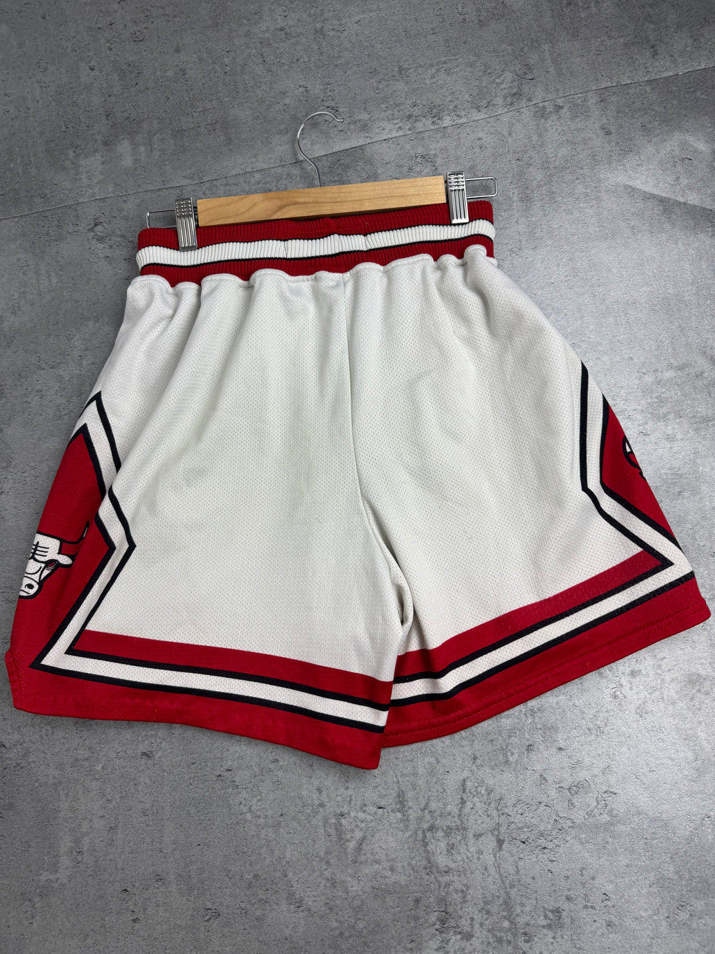 90s Vintage Chicago Bulls Spodenki Champion Mesh Meczowe Michael Jordan Koszykarskie Basketball NBA