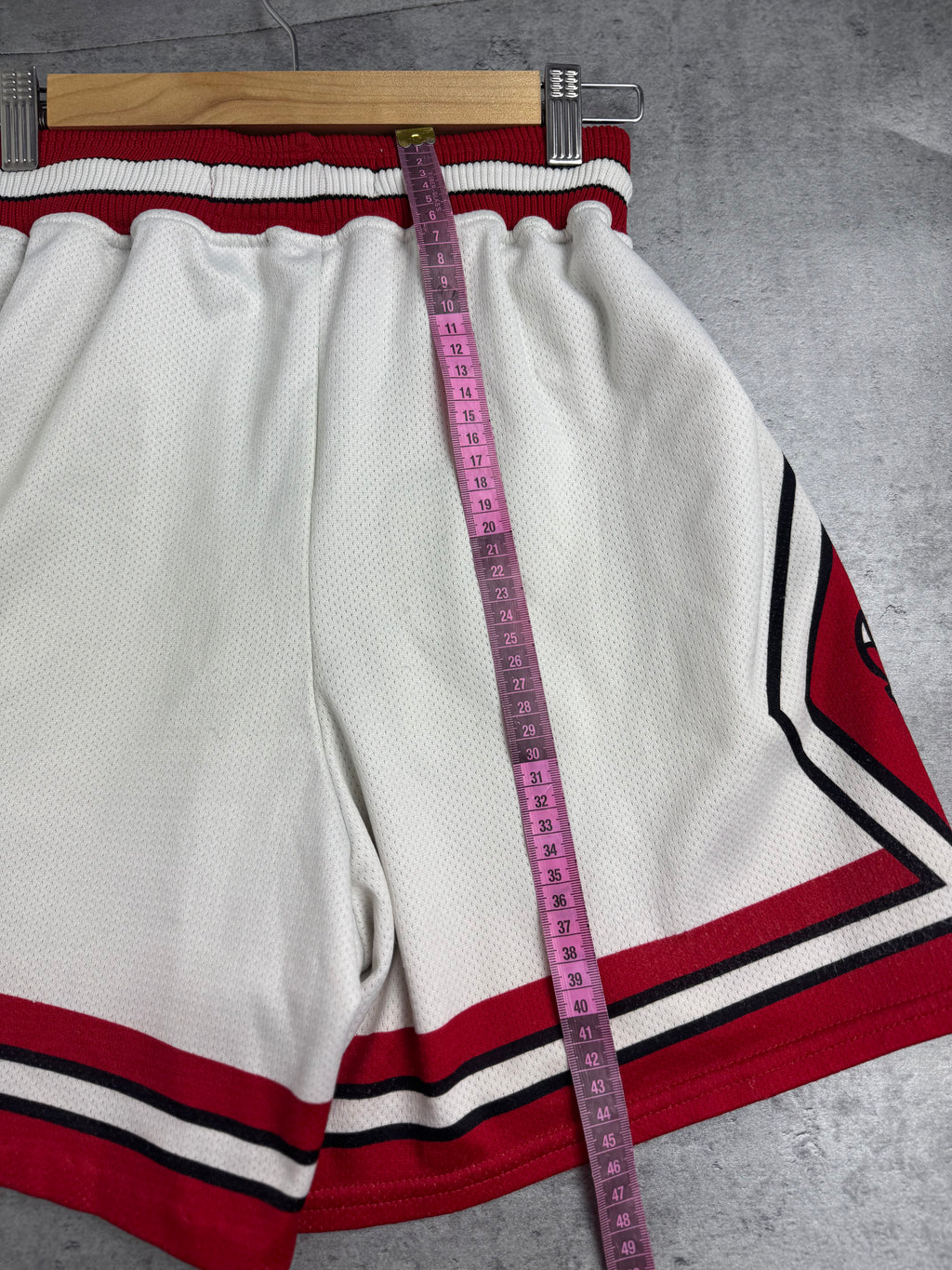 90s Vintage Chicago Bulls Spodenki Champion Mesh Meczowe Michael Jordan Koszykarskie Basketball NBA