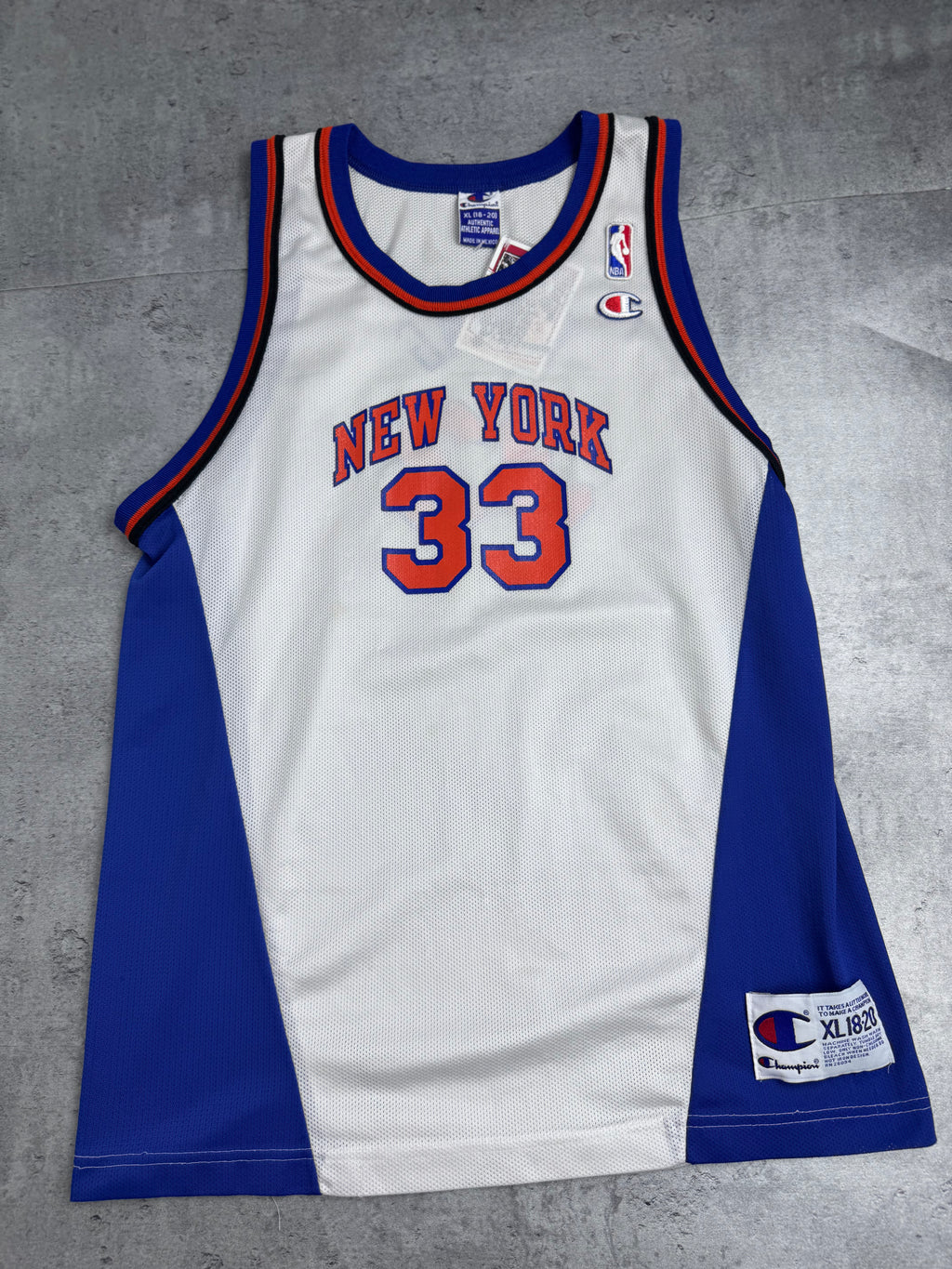 90s New York Knicks Patrick Ewing Vintage rare Basketball Jersey NBA Koszulka koszykarska