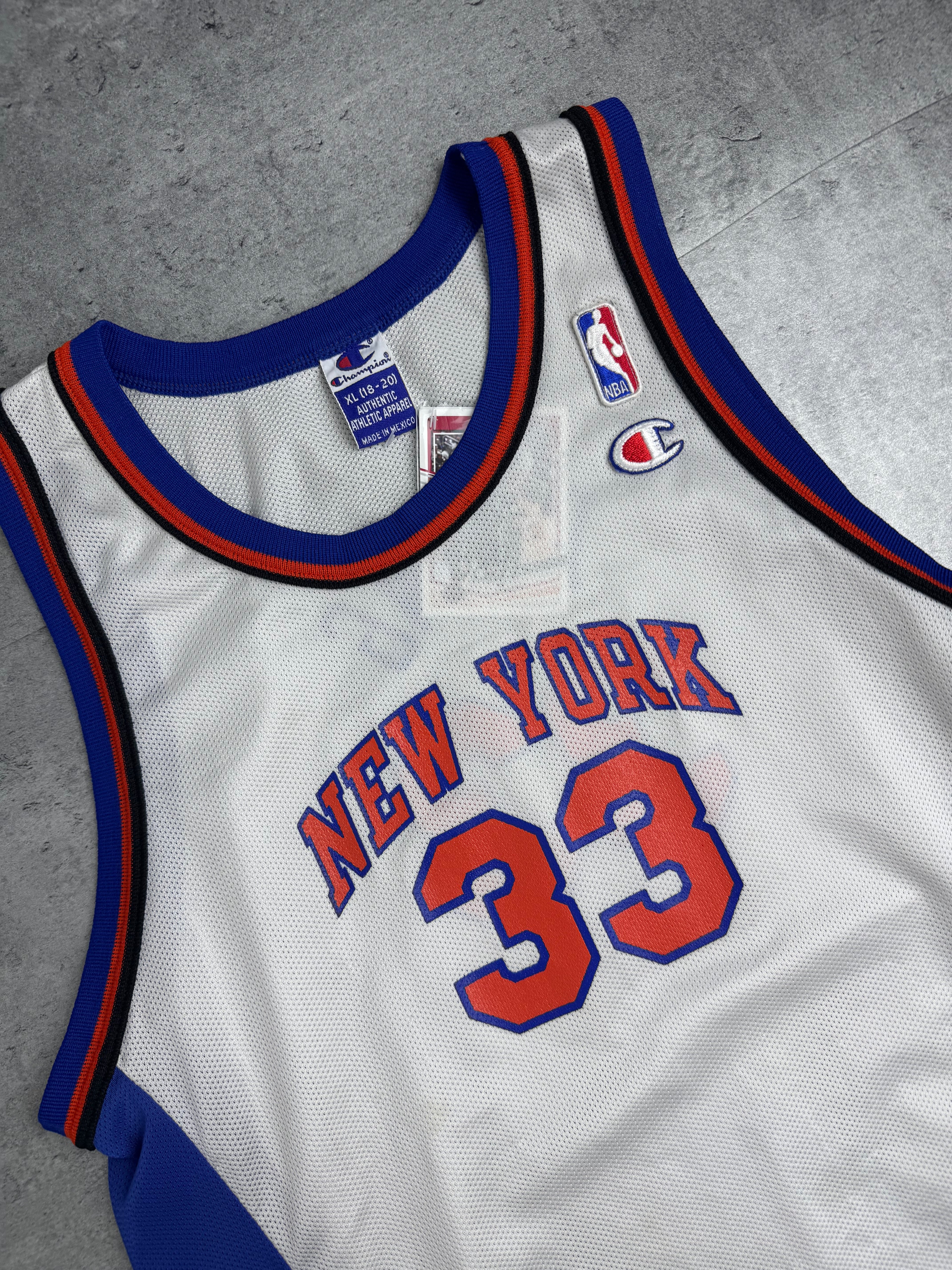 90s New York Knicks Patrick Ewing Vintage rare Basketball Jersey NBA Koszulka koszykarska