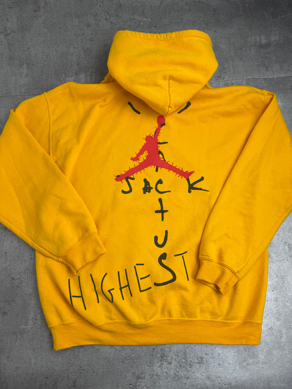 Travis Scott x Air Jordan Nike Cactus Jack Collab Bluza z Kapturem Hoodie Highest in The Room
