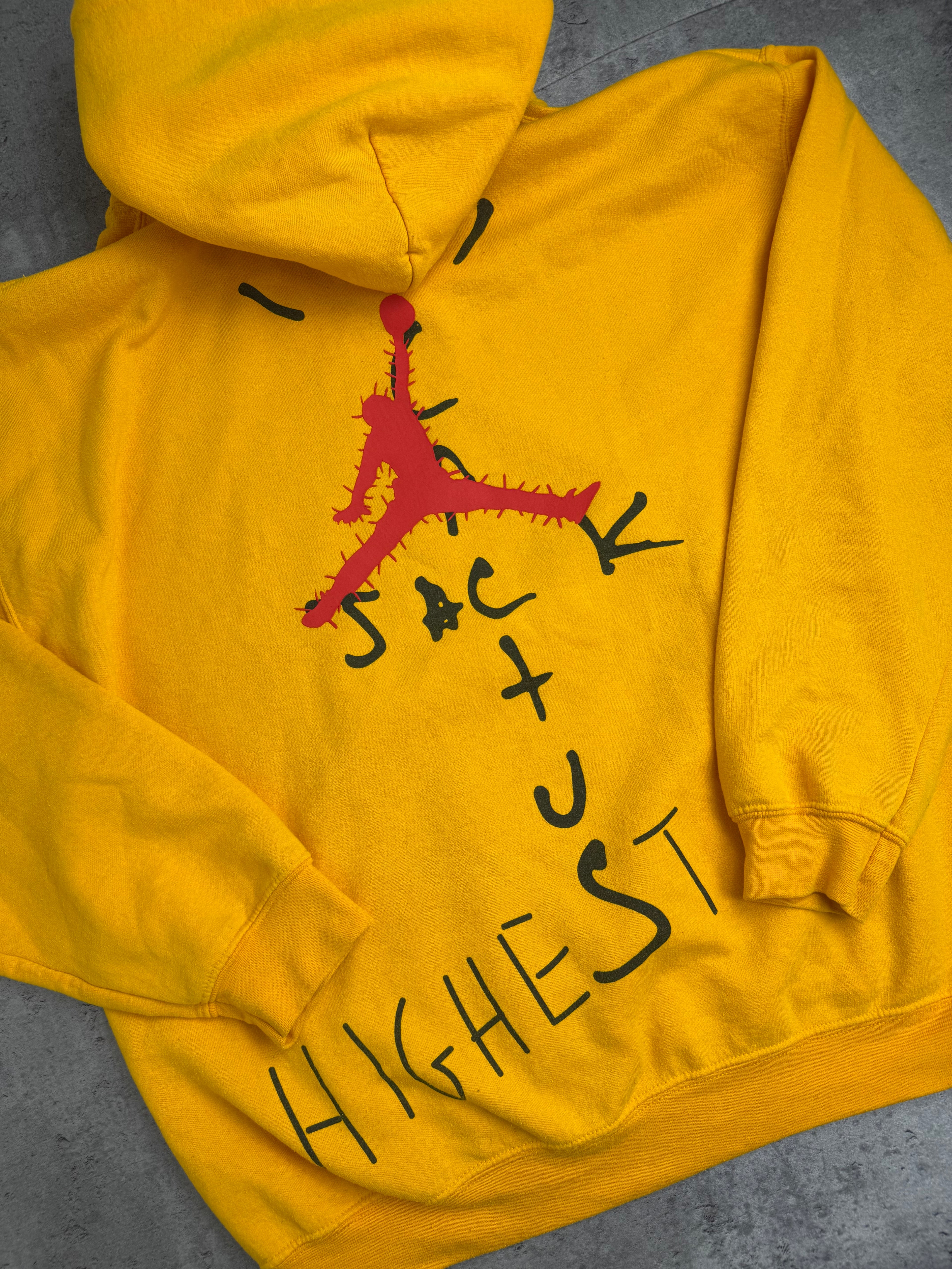 Travis Scott x Air Jordan Nike Cactus Jack Collab Bluza z Kapturem Hoodie Highest in The Room