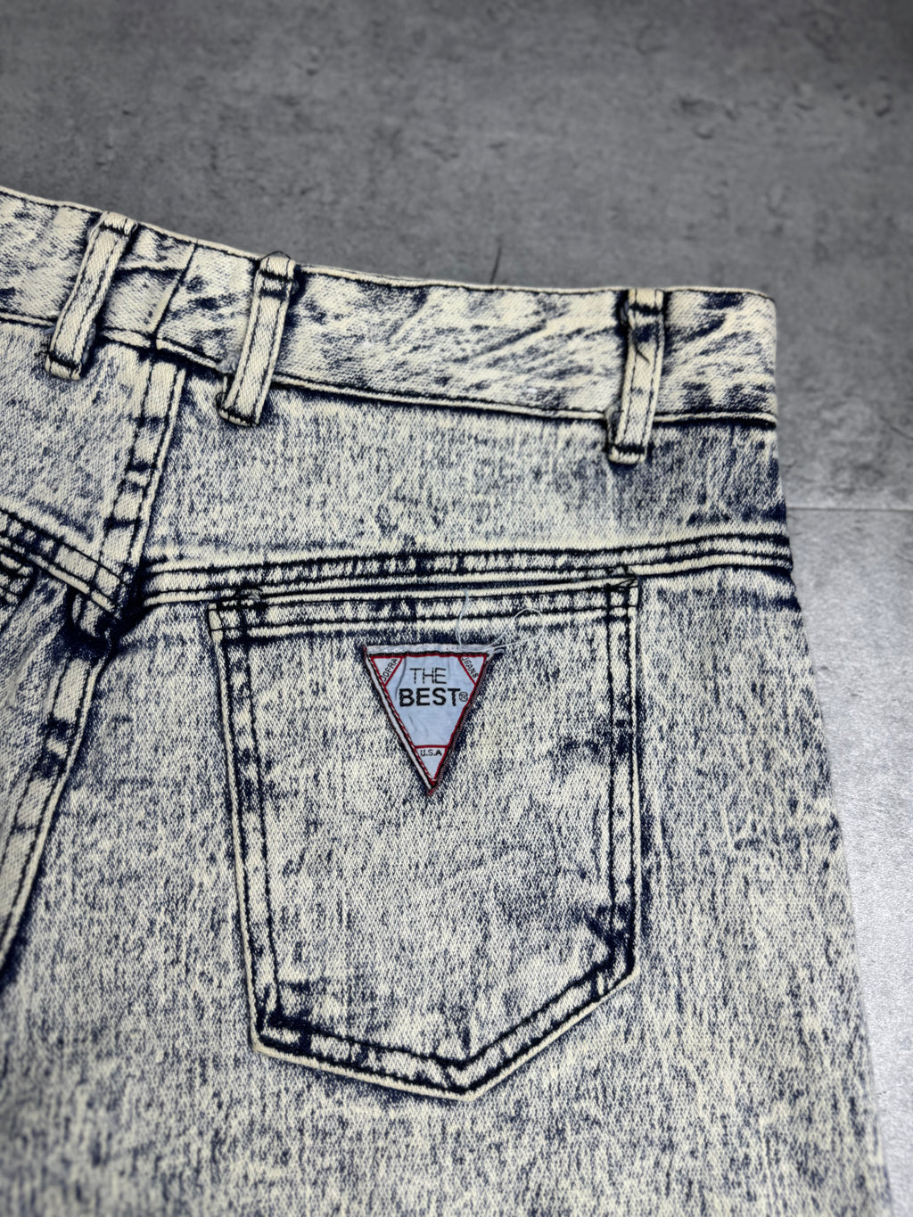 New York International Sportswear Baggy Jorts Spodenki Jeansowe 90s