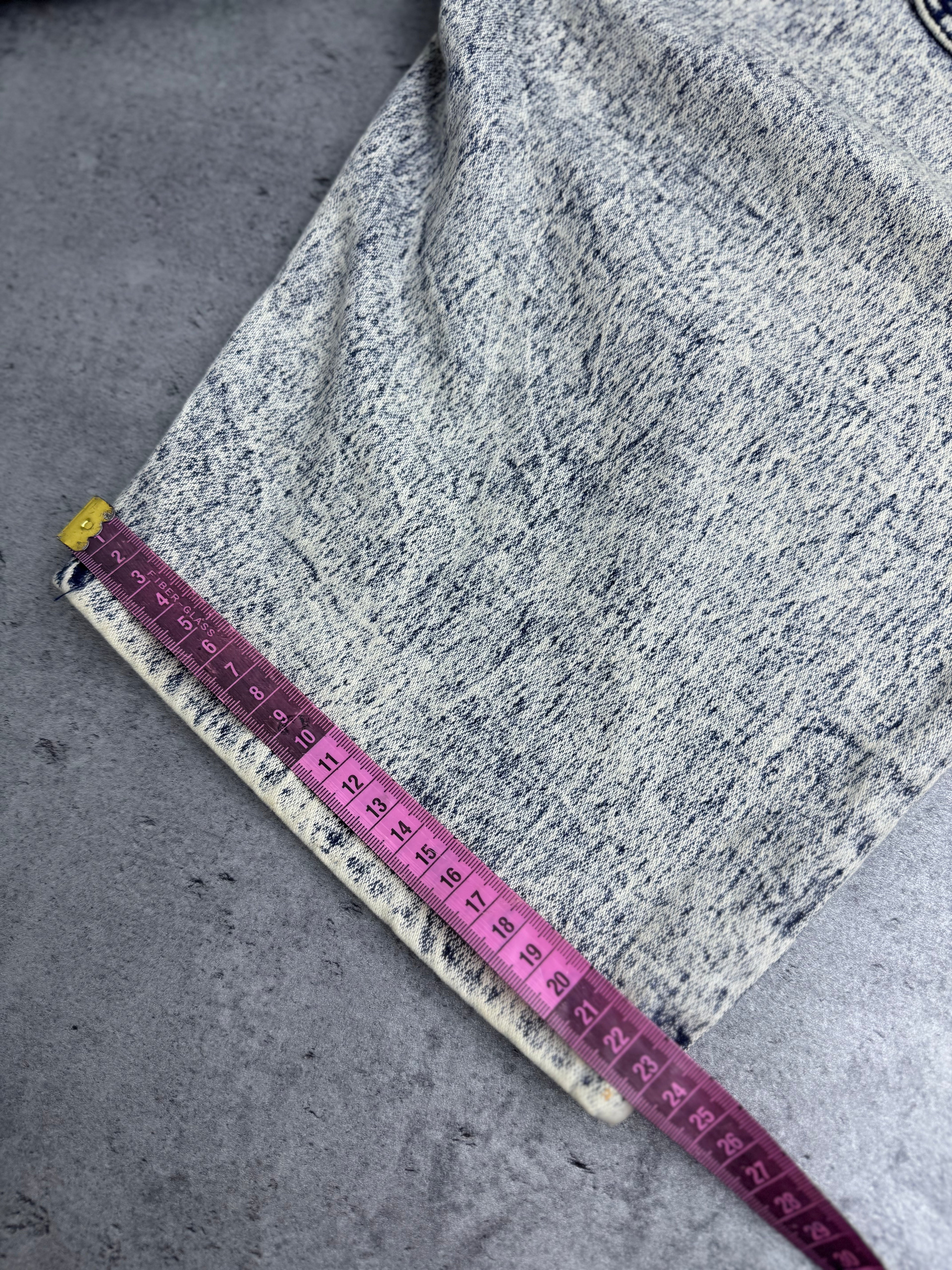 New York International Sportswear Baggy Jorts Spodenki Jeansowe 90s
