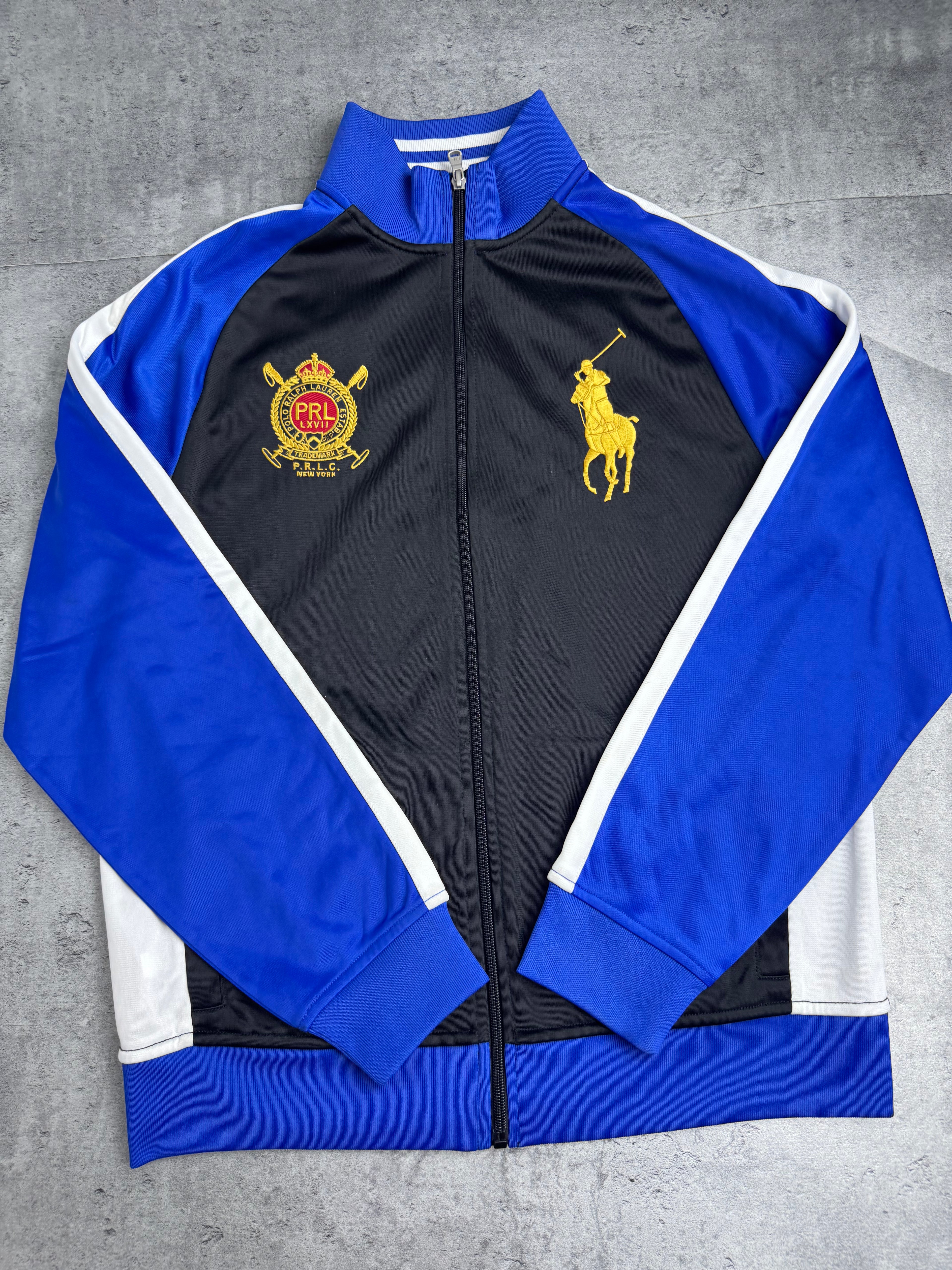 Polo by Ralph Lauren Big Pony Chief Keep Y2K Tracksuit Jacket Bluza Rozpinana