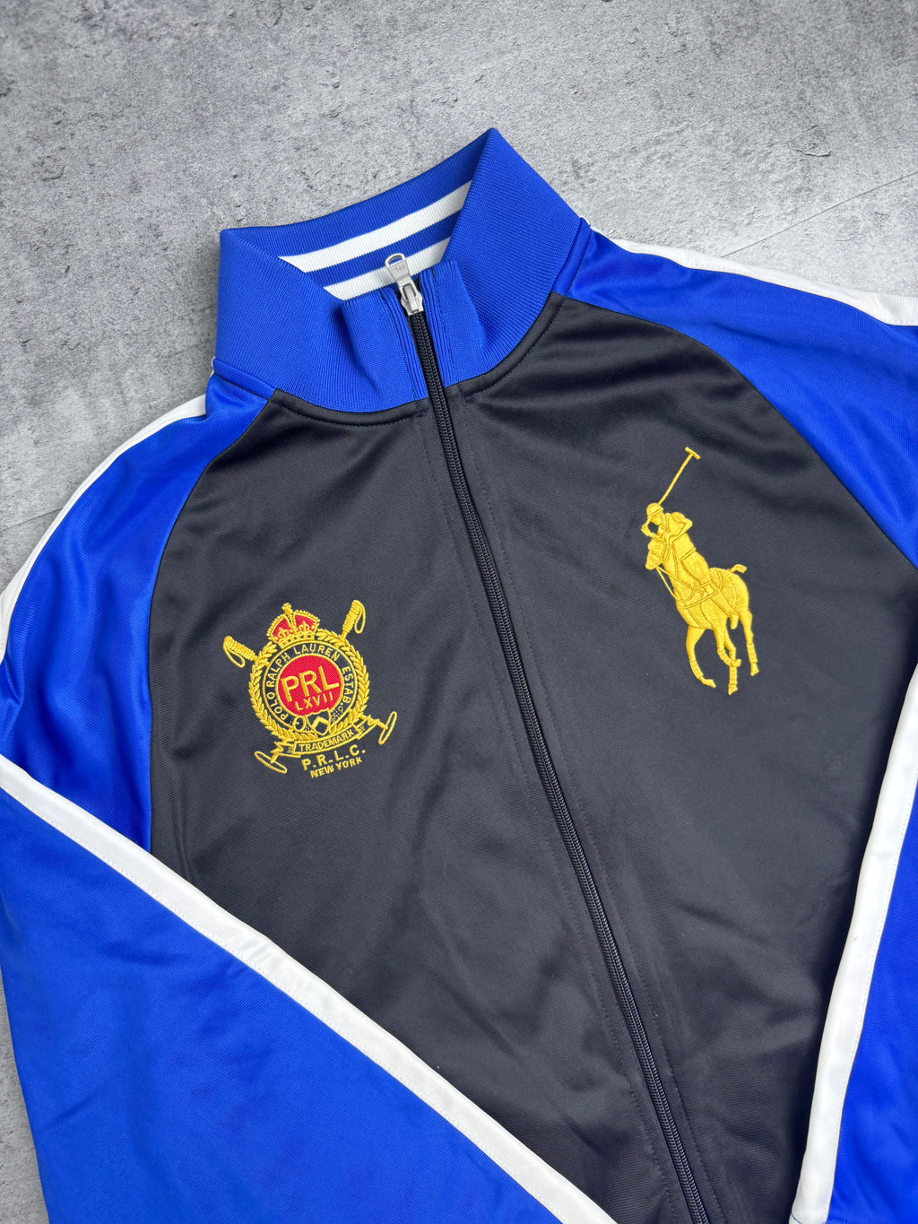 Polo by Ralph Lauren Big Pony Chief Keep Y2K Tracksuit Jacket Bluza Rozpinana