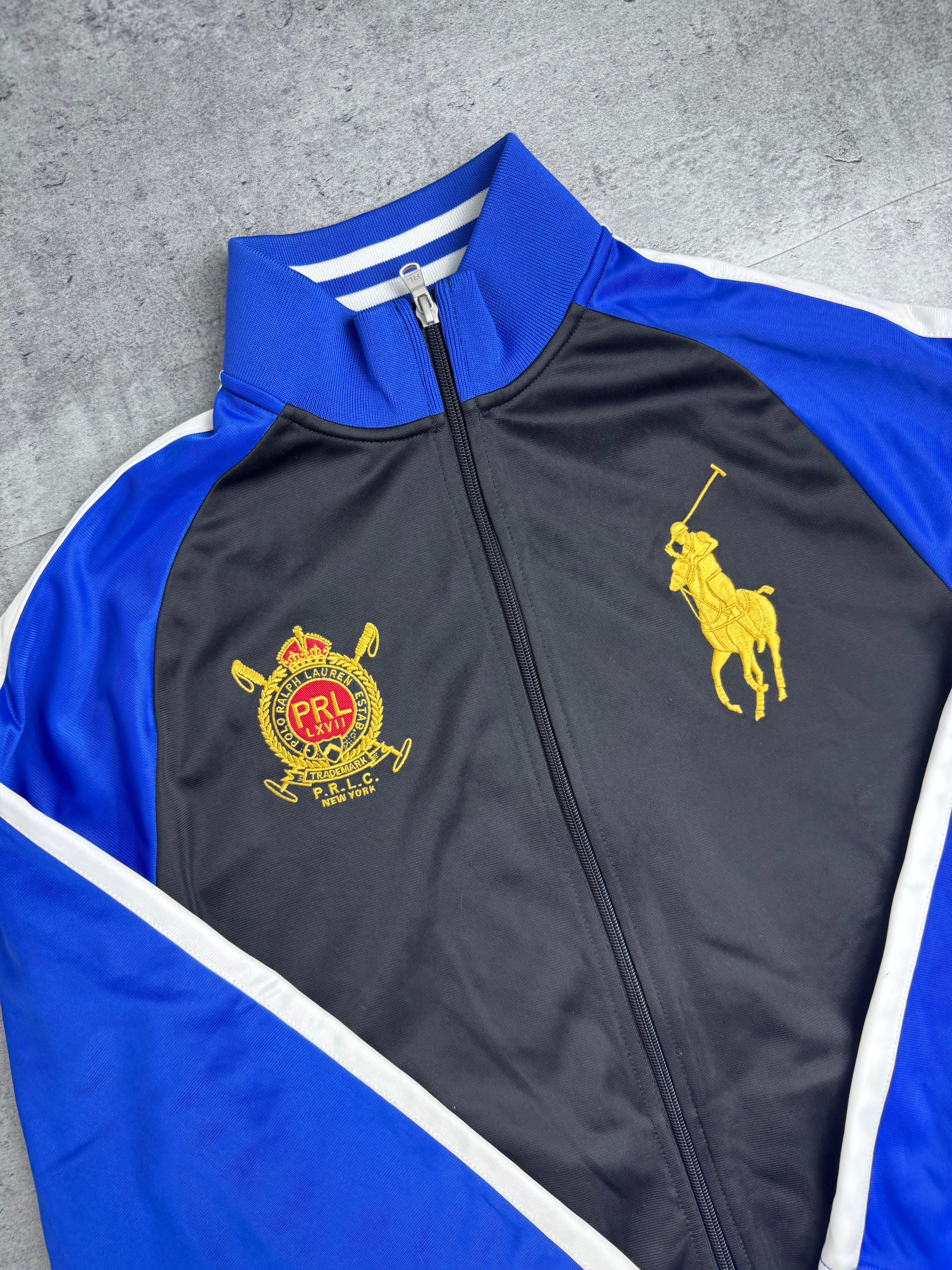 Polo by Ralph Lauren Big Pony Chief Keep Y2K Tracksuit Jacket Bluza Rozpinana