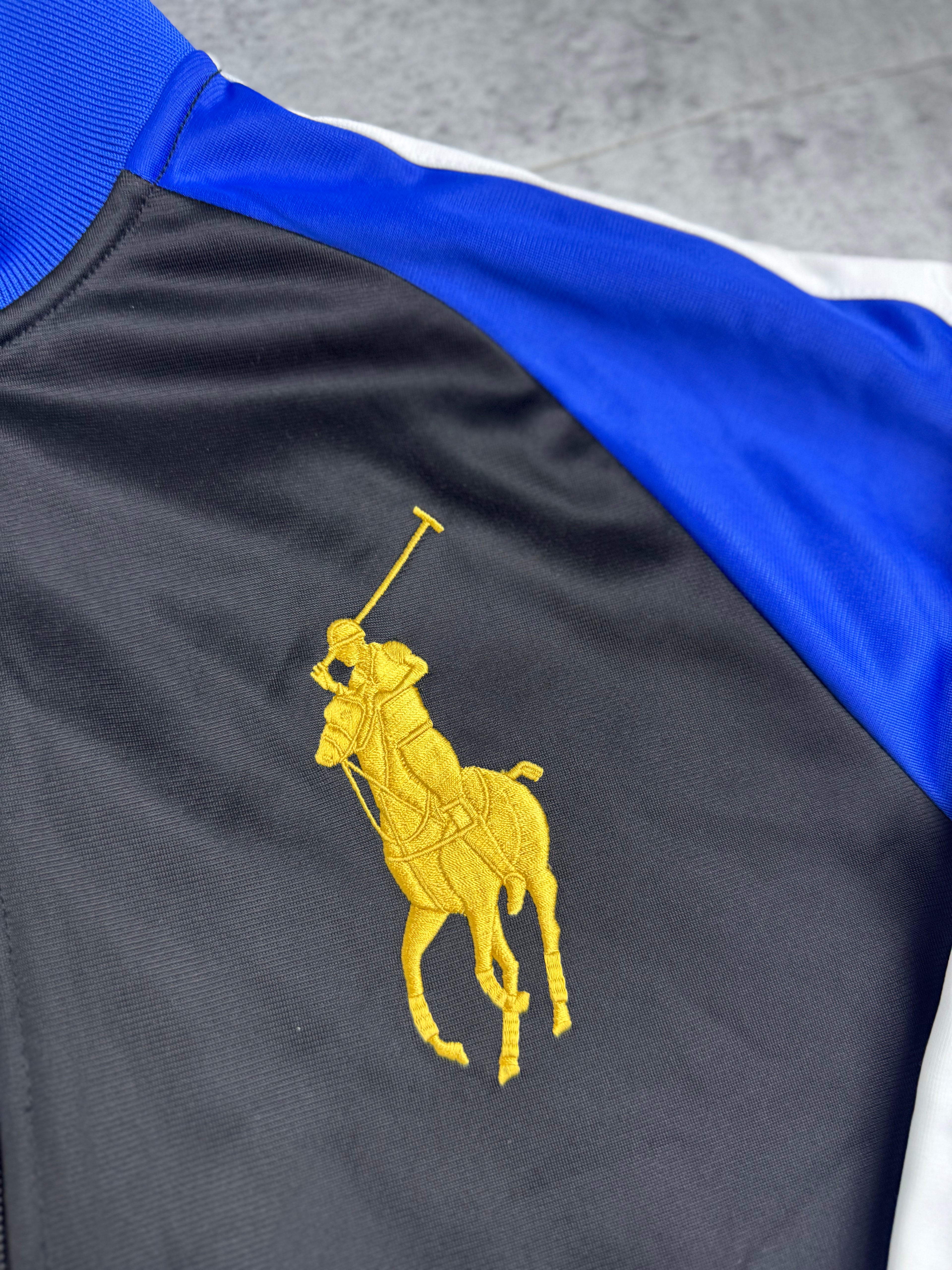 Polo by Ralph Lauren Big Pony Chief Keep Y2K Tracksuit Jacket Bluza Rozpinana
