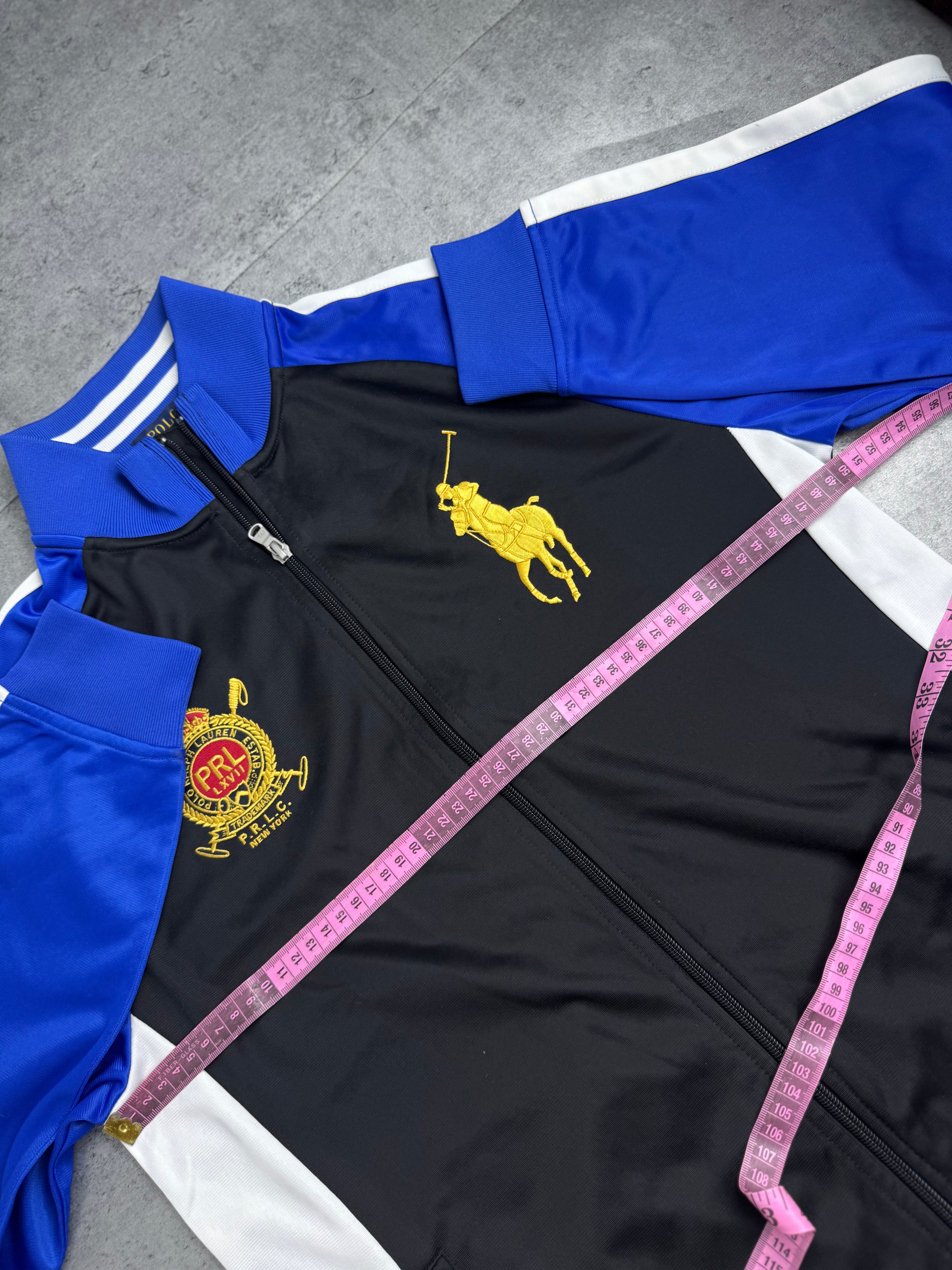 Polo by Ralph Lauren Big Pony Chief Keep Y2K Tracksuit Jacket Bluza Rozpinana