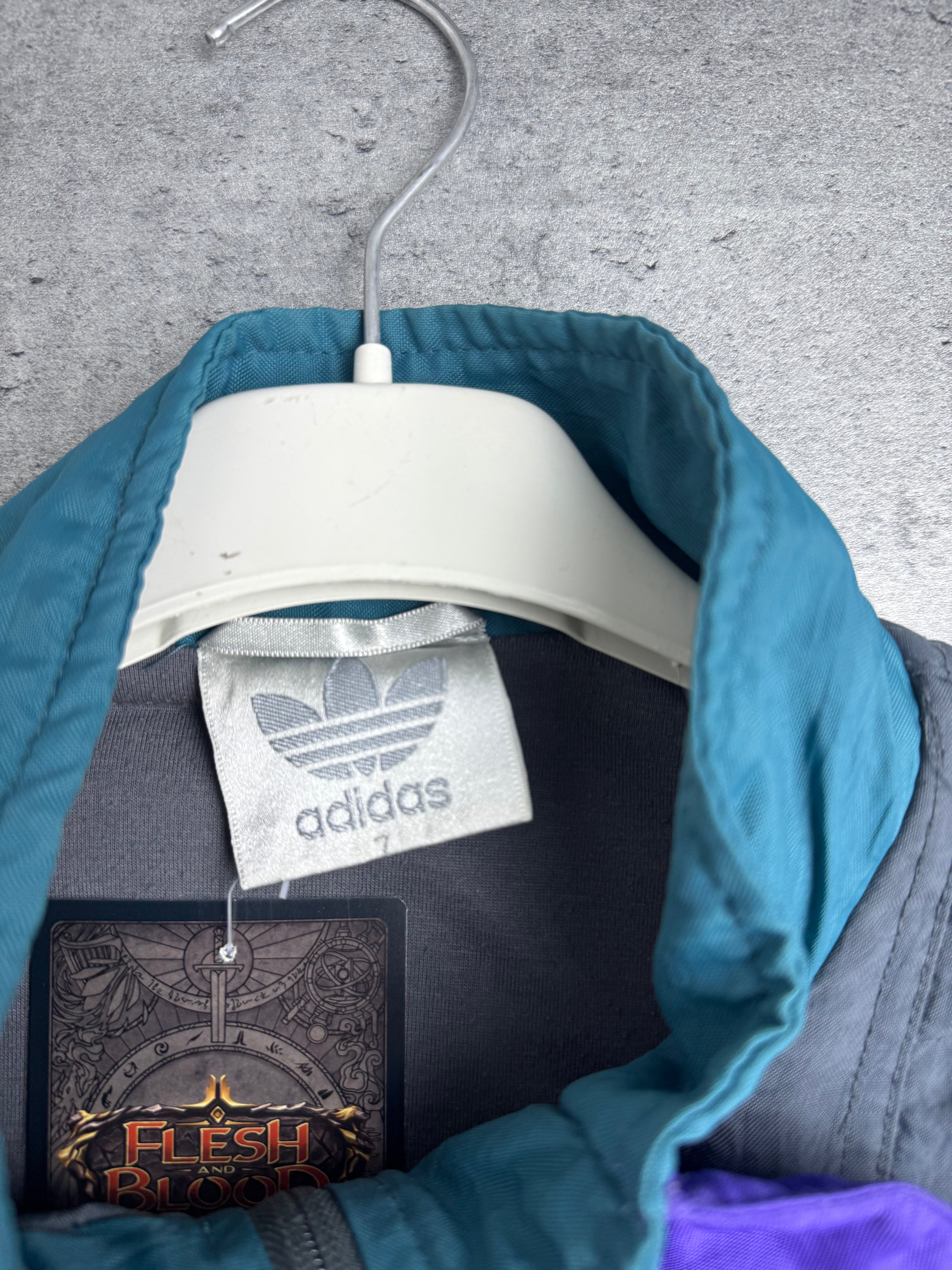 90s Kurtka Adidas Rozpinana Vintage Oldschool Retro