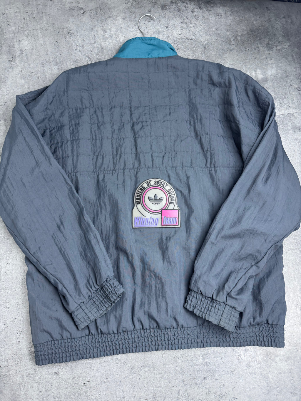 90s Kurtka Adidas Rozpinana Vintage Oldschool Retro