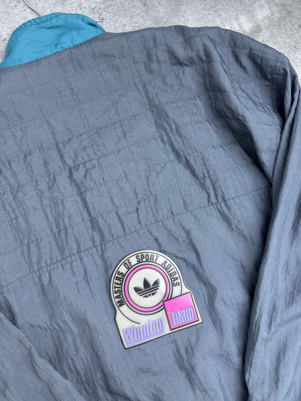 90s Kurtka Adidas Rozpinana Vintage Oldschool Retro