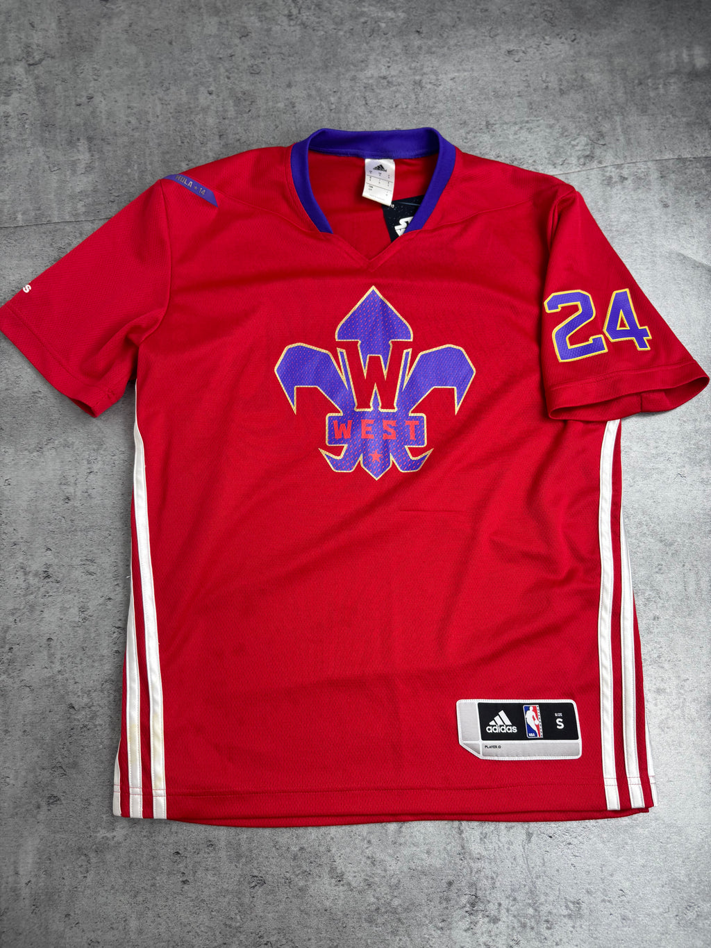 Kobe Bryant RARE 2014 All Star Game Short Sleeve Adidas Basketball NBA Jersey Koszykarska Koszulka