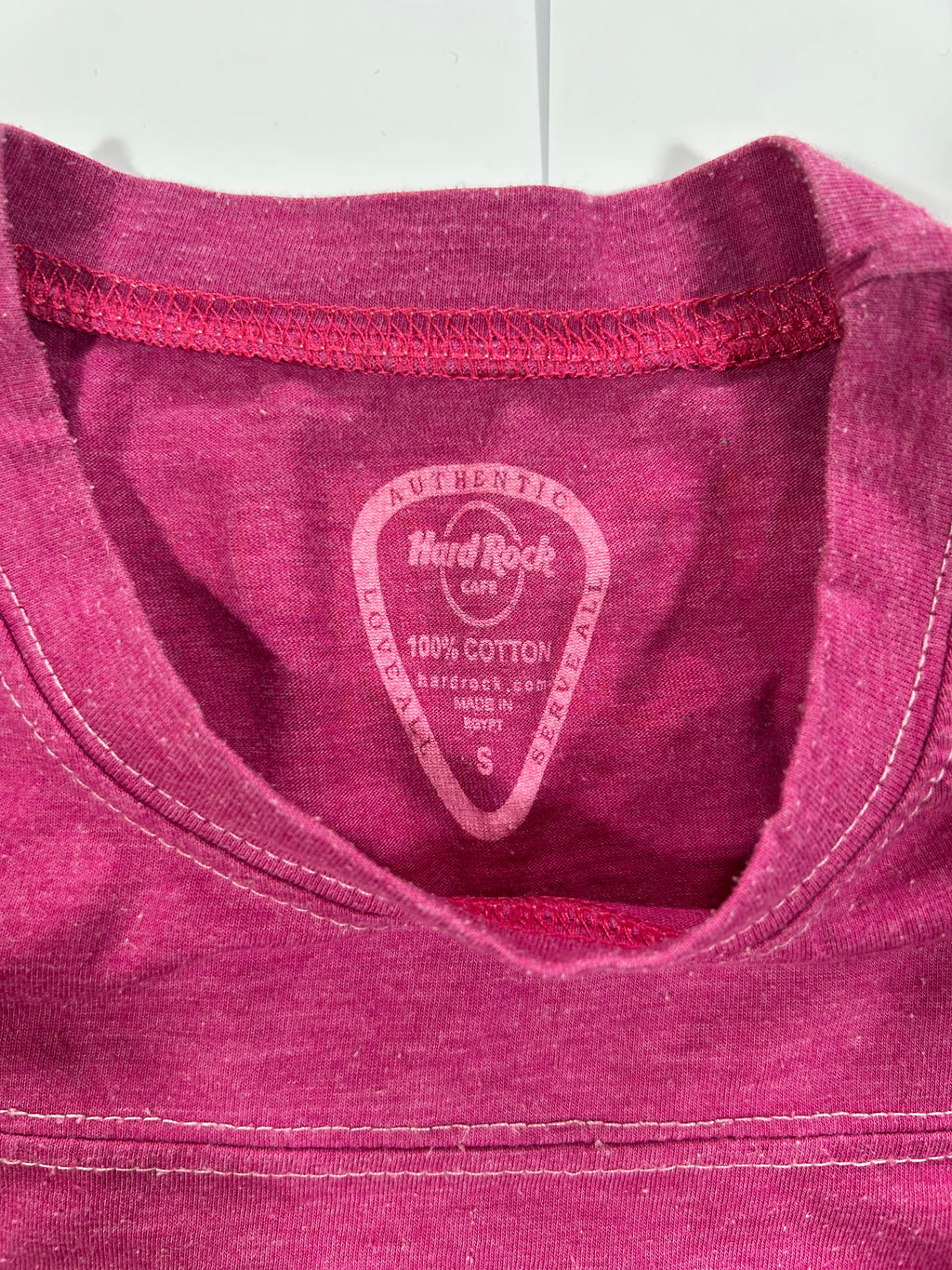 Koszulka z krótkimi rękawami Hard Rock Let's Play vintage różowa