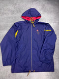 90s Adidas Streetball Hooded Windbreaker Basketball Jacket Kurtka Sportowa NBA Koszykarska RARE