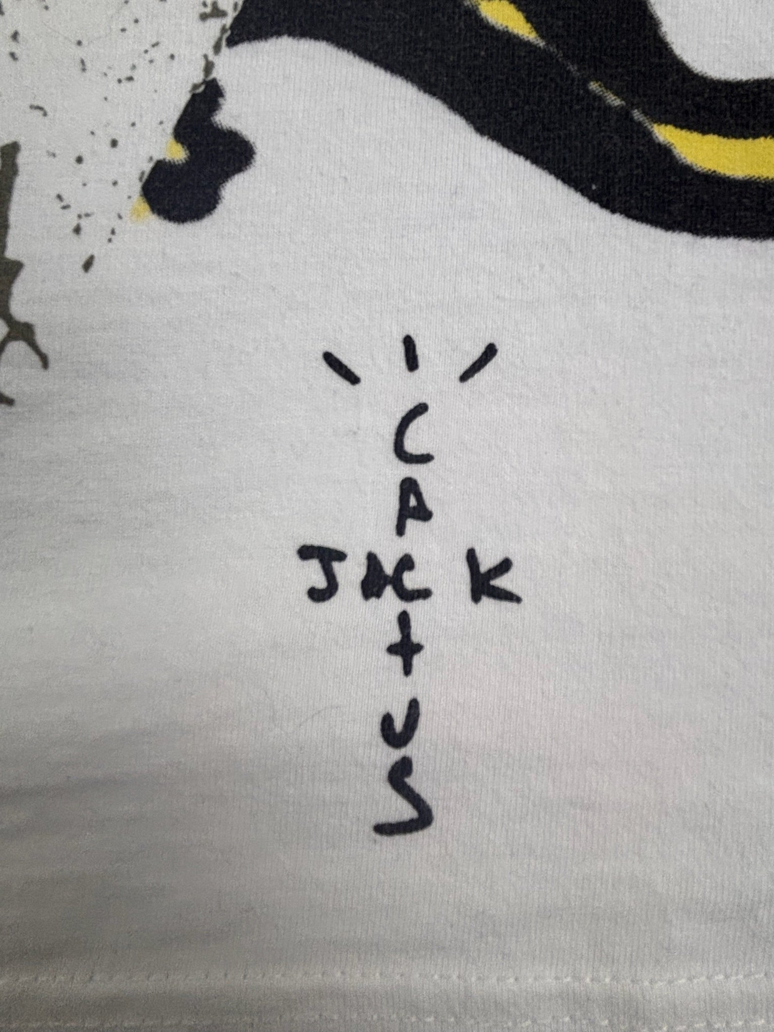 Travis Scott Cactus Jack x Fragment AOP KAWS Koszulka z grafiką nadrukiem Streetwear