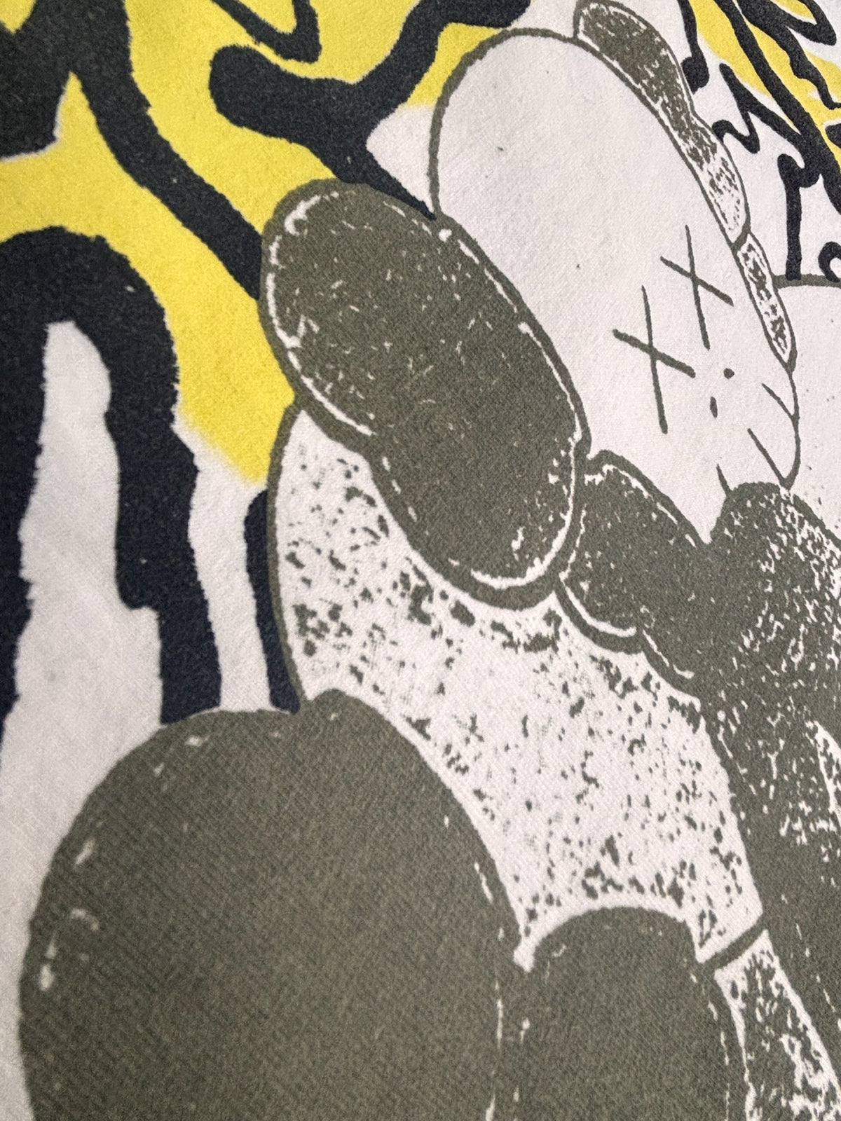 Travis Scott Cactus Jack x Fragment AOP KAWS Koszulka z grafiką nadrukiem Streetwear