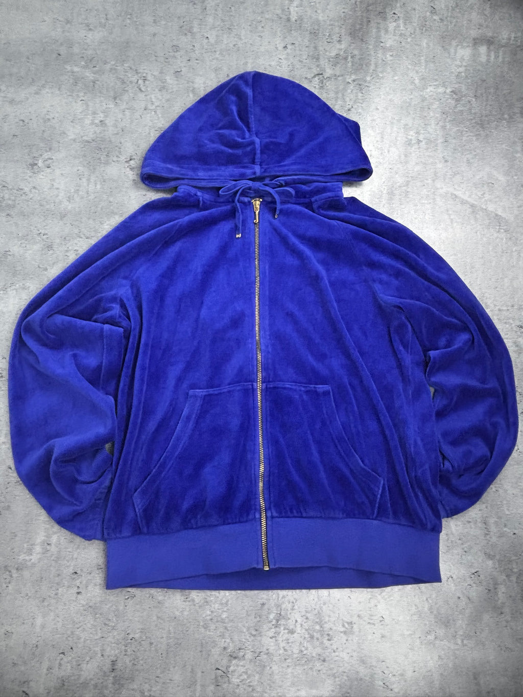 Choose Juicy Couture Velour Jacket Bluza Welurowa Świecąca z Kapturem Y2K