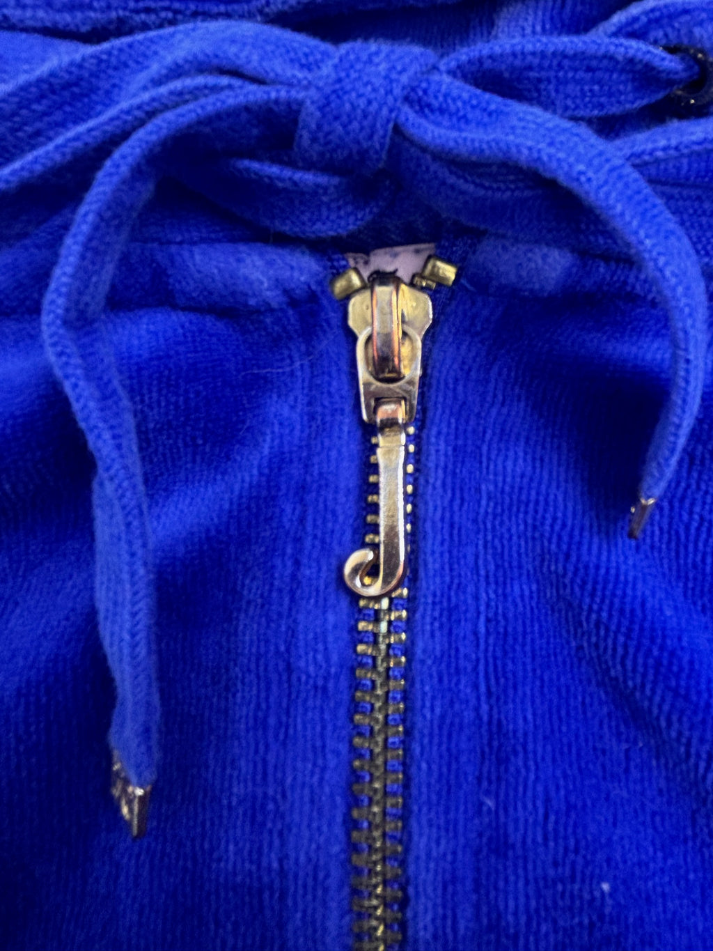 Choose Juicy Couture Velour Jacket Bluza Welurowa Świecąca z Kapturem Y2K